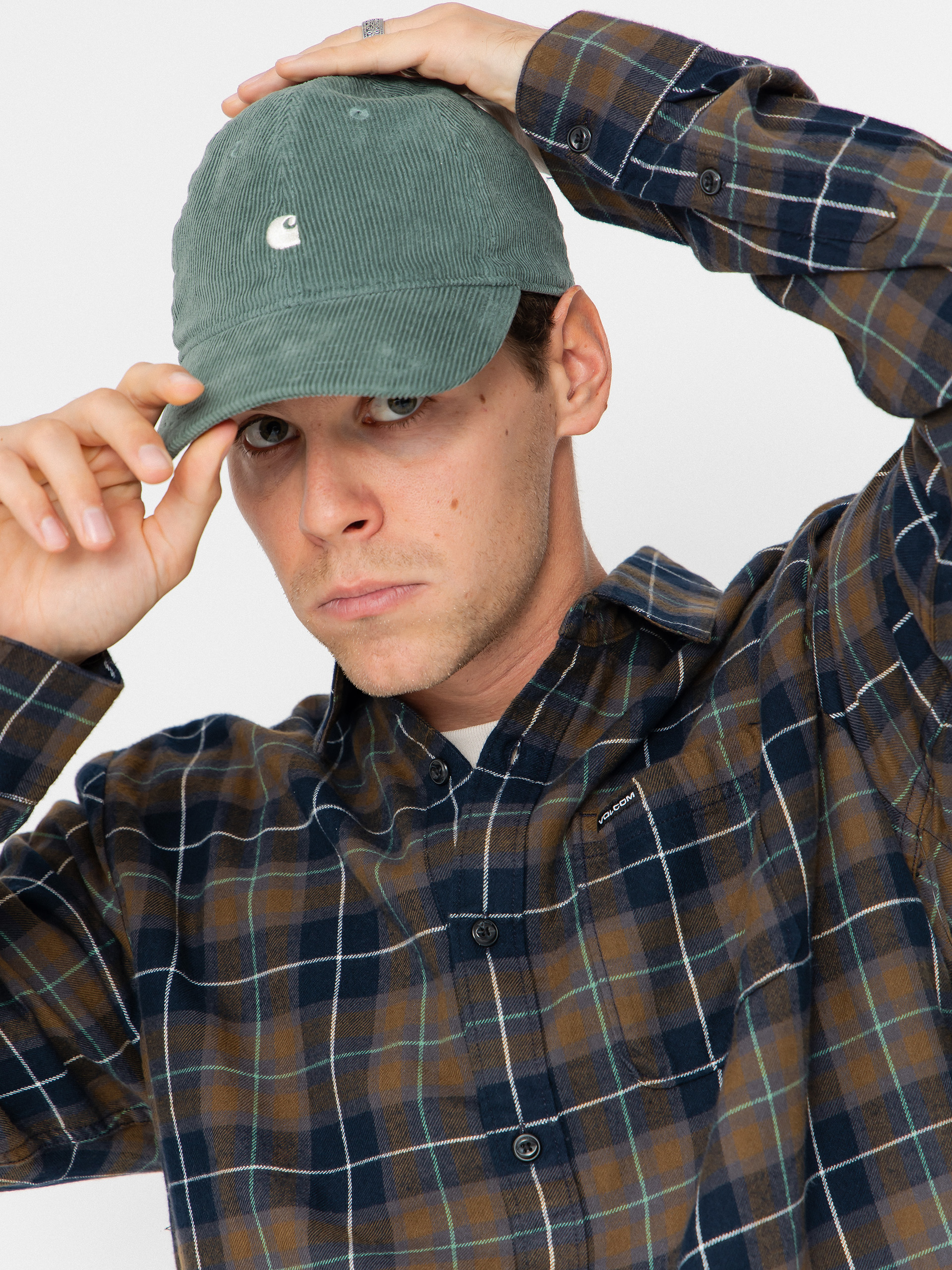 Cămașă Volcom Caden Plaid (navy)