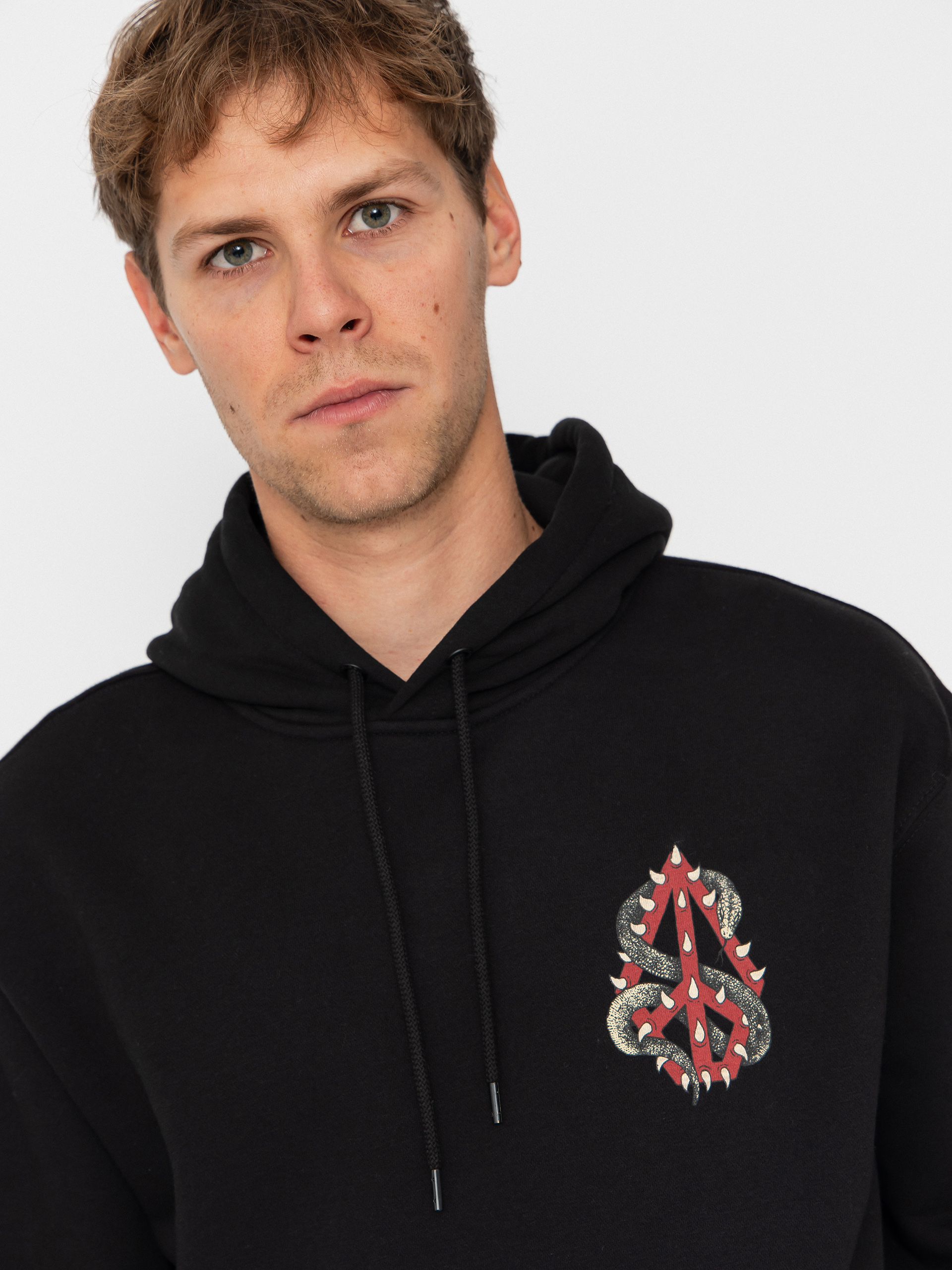 Hanorac cu glugă Volcom Watanite HD (black)