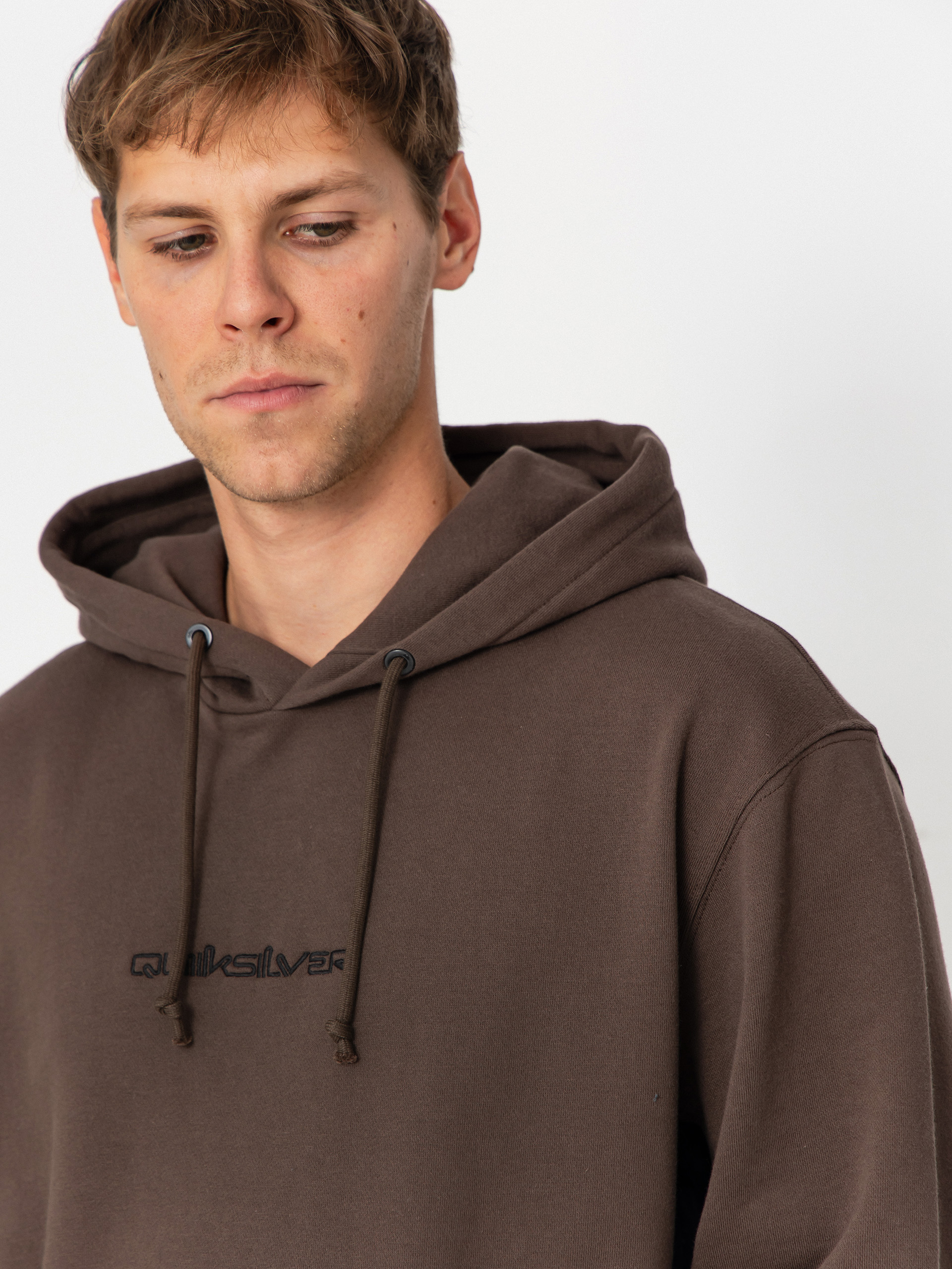 Hanorac cu glugă Quiksilver Cb HD (chocolate brown)