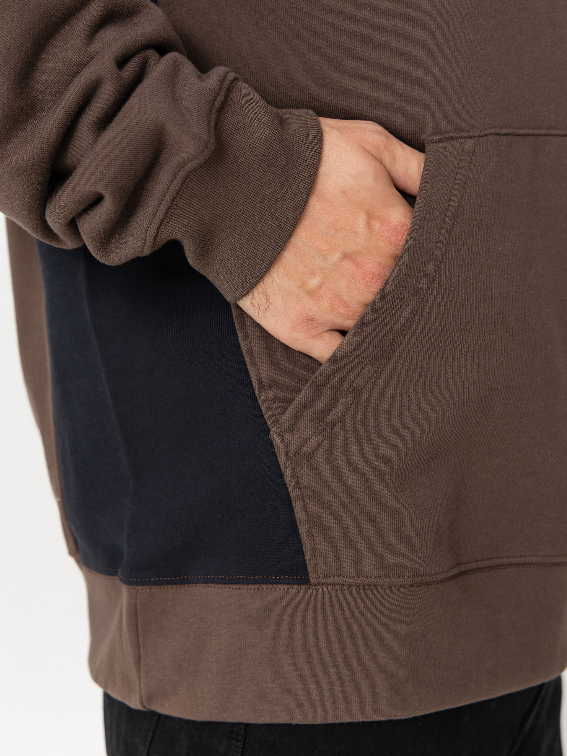 Hanorac cu glugă Quiksilver Cb HD (chocolate brown)