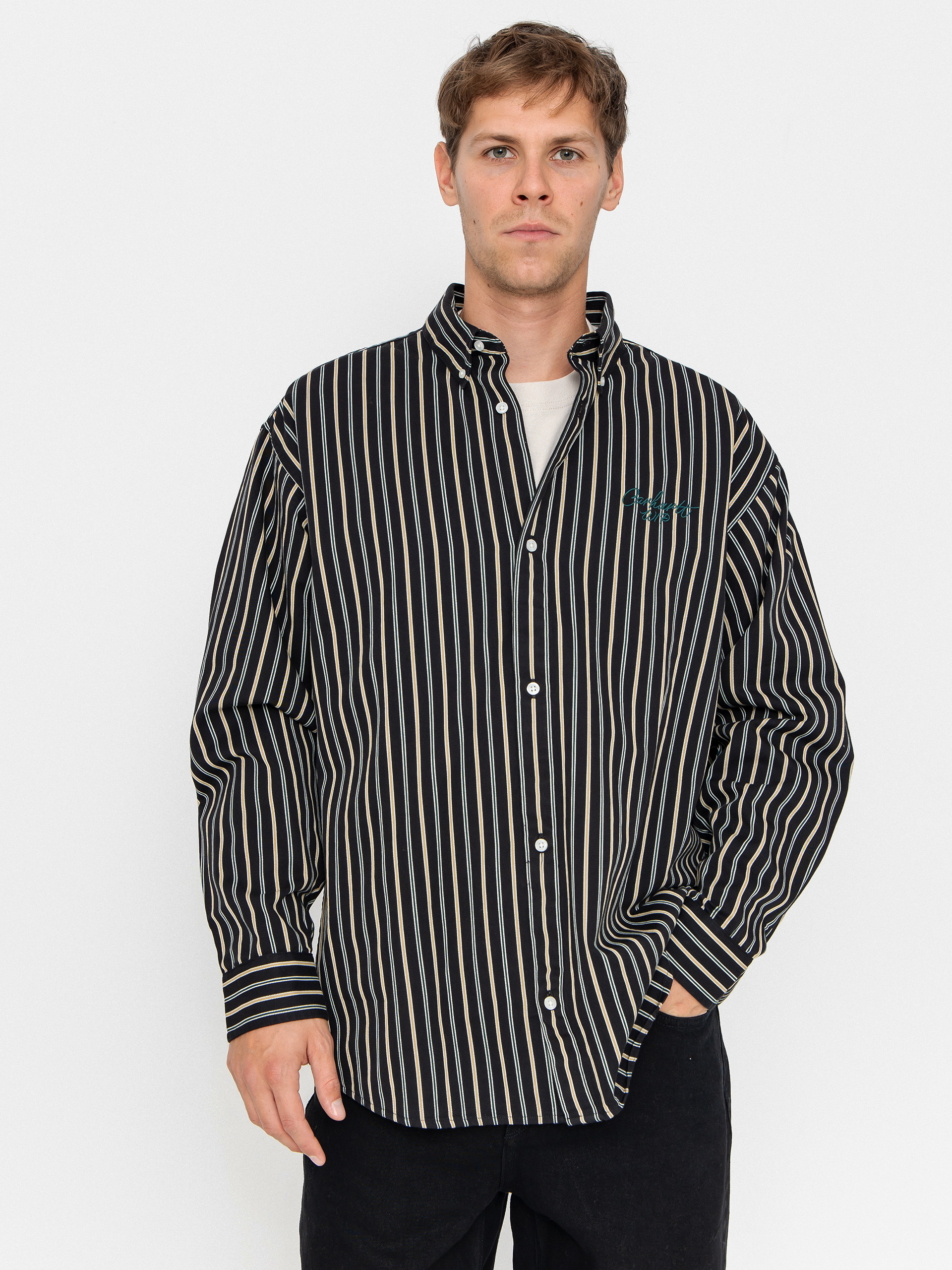 Cămașă Carhartt WIP Palance (palance stripe/black)