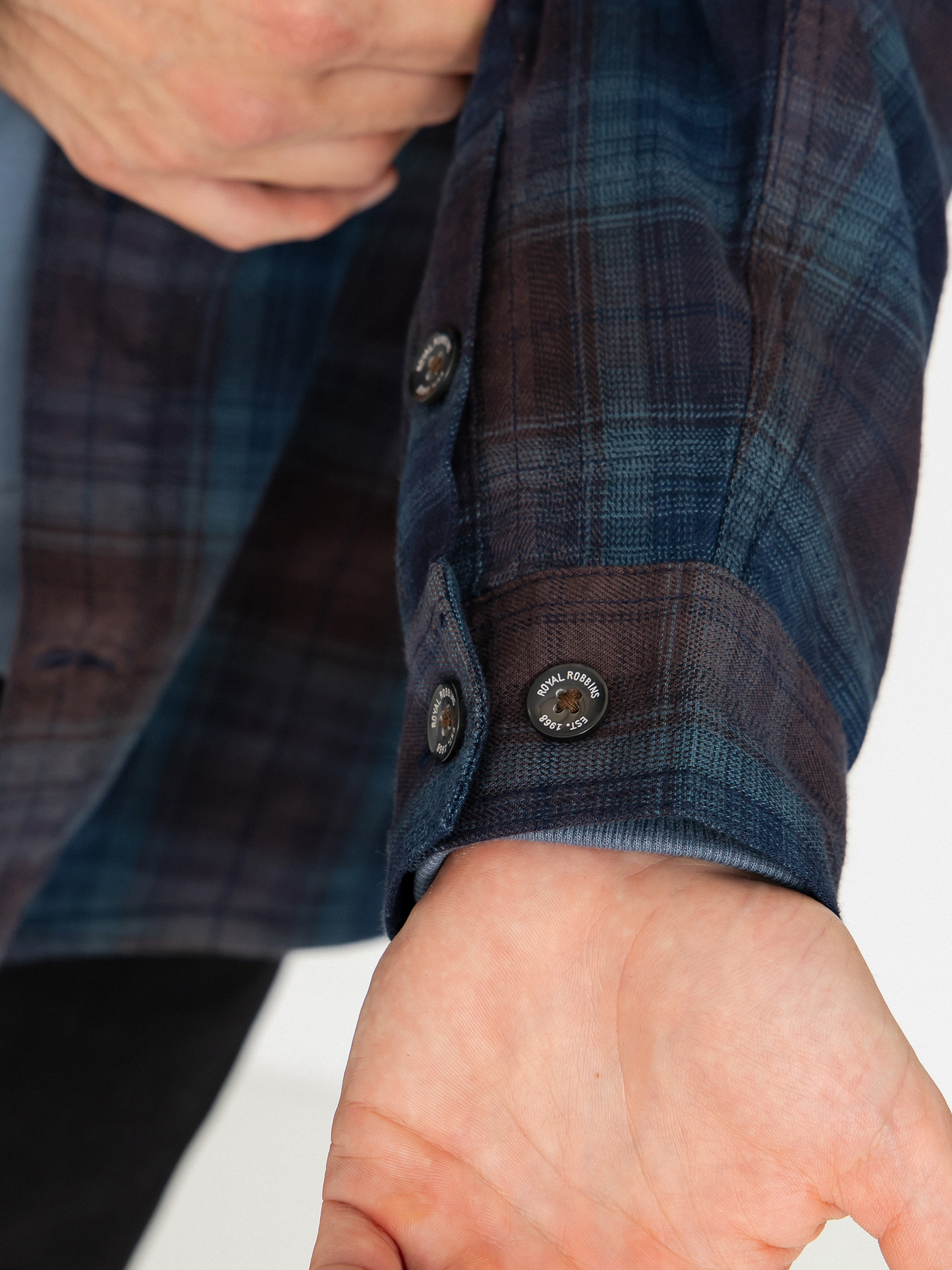 Cămașă Royal Robbins Snowcap Lined Flannel (naval tioga pld)