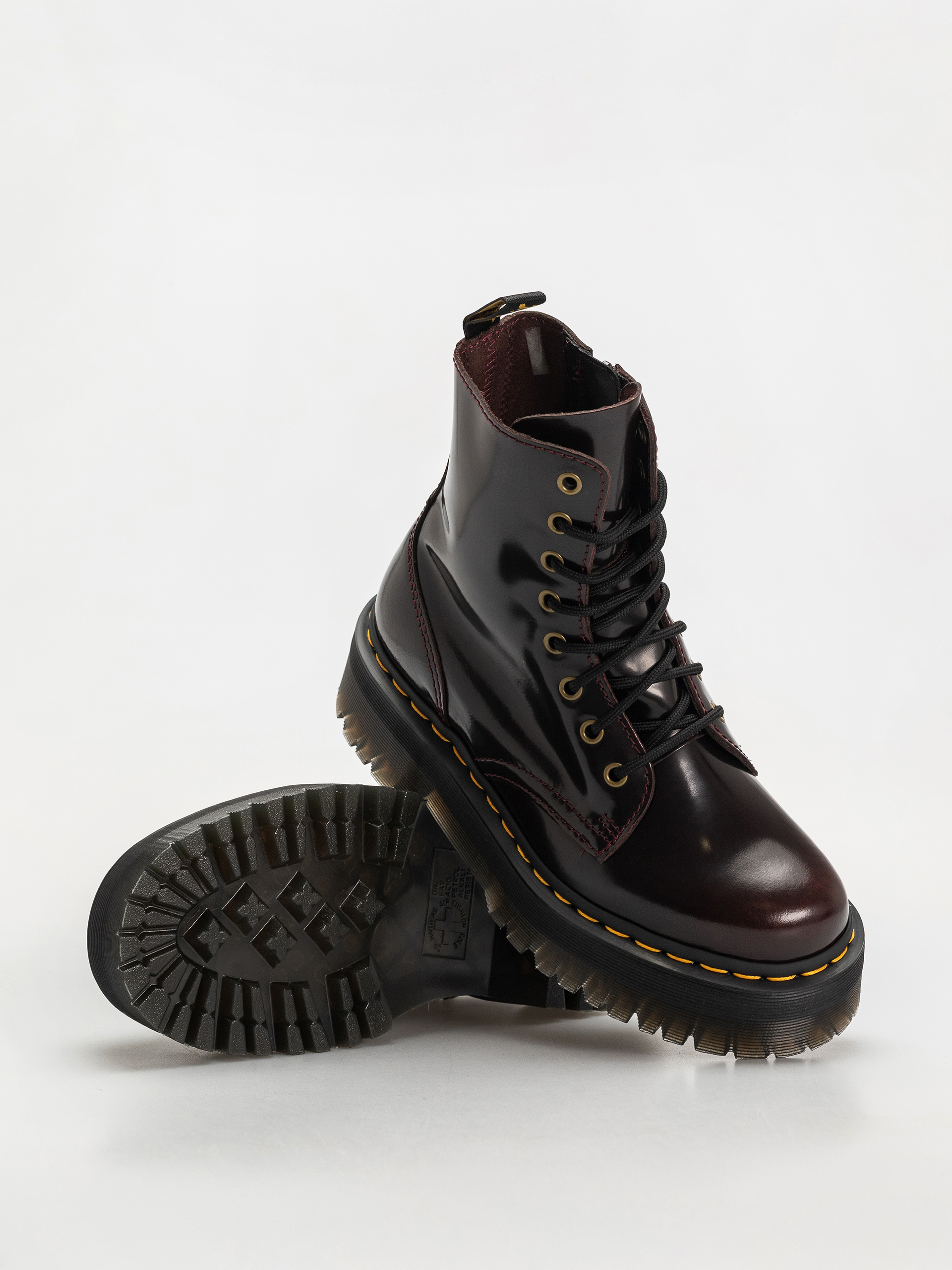 Pantofi Dr. Martens Jadon - bordo (cherry red arcadia)