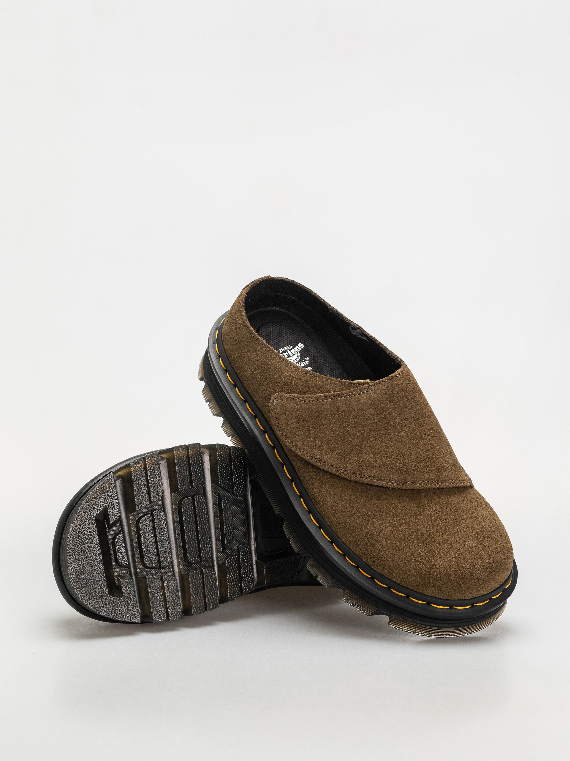 Pantofi Dr. Martens ZebZag AnyWair Mule - maro (dms olive eh suede)