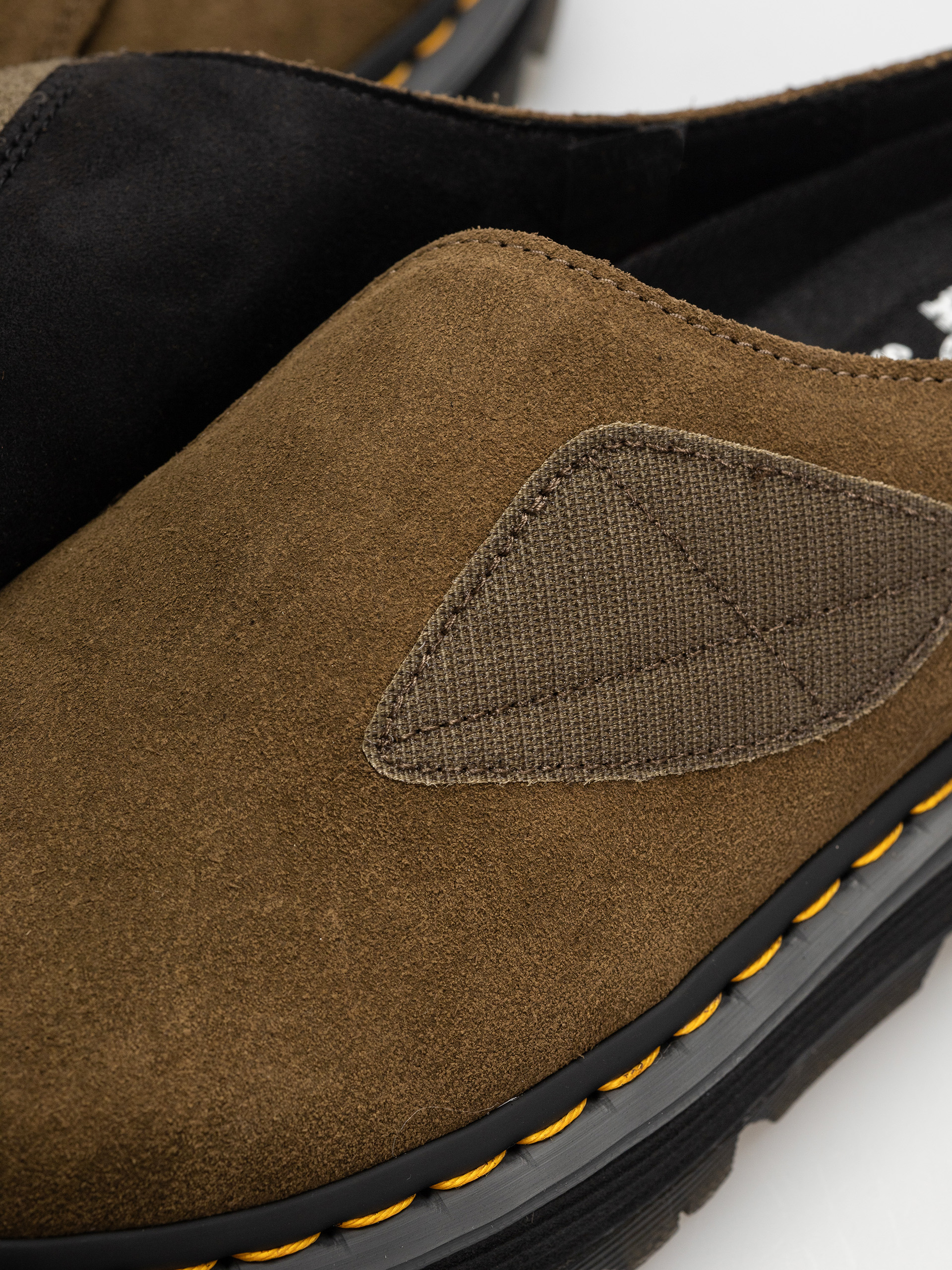 Pantofi Dr. Martens ZebZag AnyWair Mule - maro (dms olive eh suede)