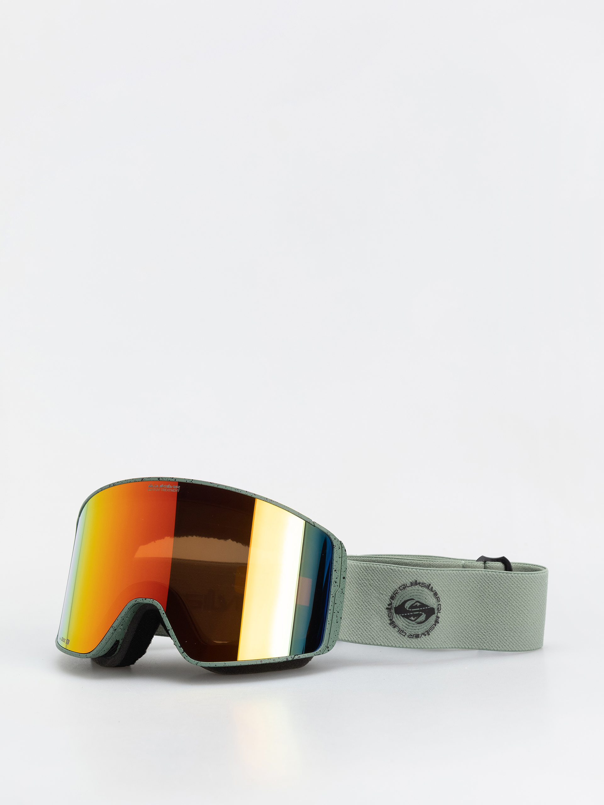 Ochelari pentru snowboard Quiksilver Storm Mg (dark ivy/clux ml red s3)
