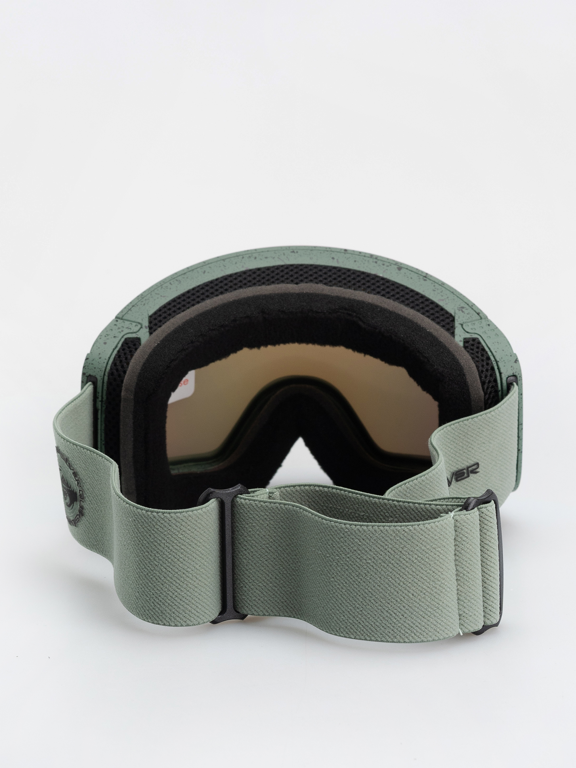 Ochelari pentru snowboard Quiksilver Storm Mg (dark ivy/clux ml red s3)