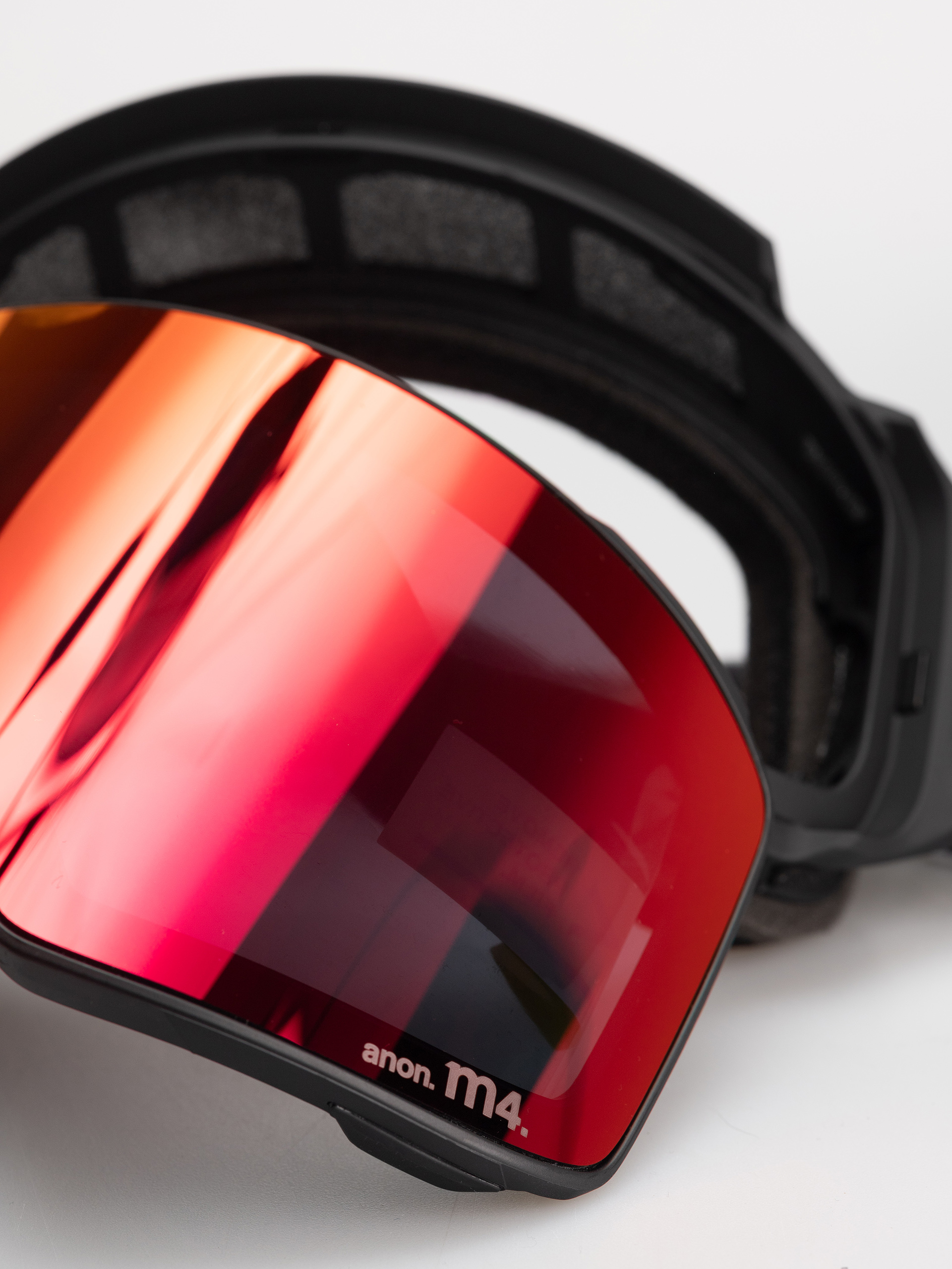 Ochelari pentru snowboard Anon M4 Cylindrical Mfi (black/perceive sunny red)