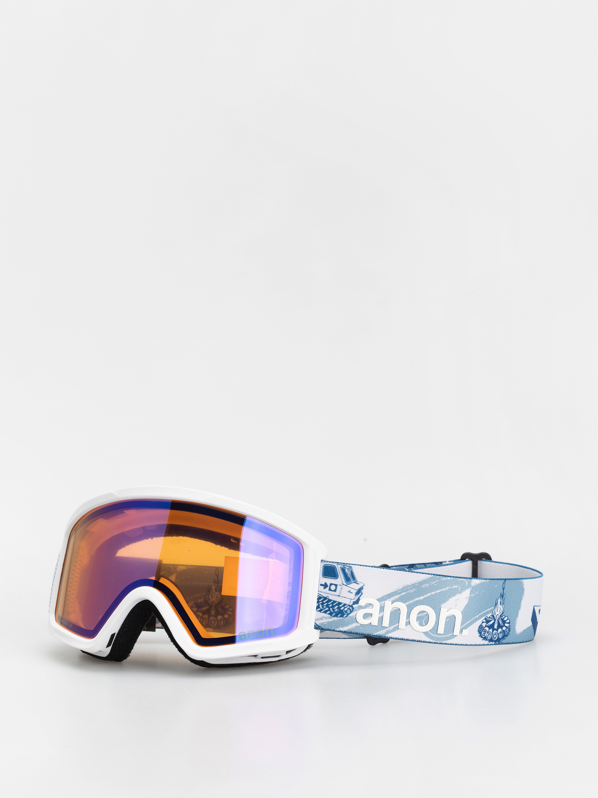 Ochelari pentru snowboard Anon Tracker 2.0 JR (mountain party/blue amber)