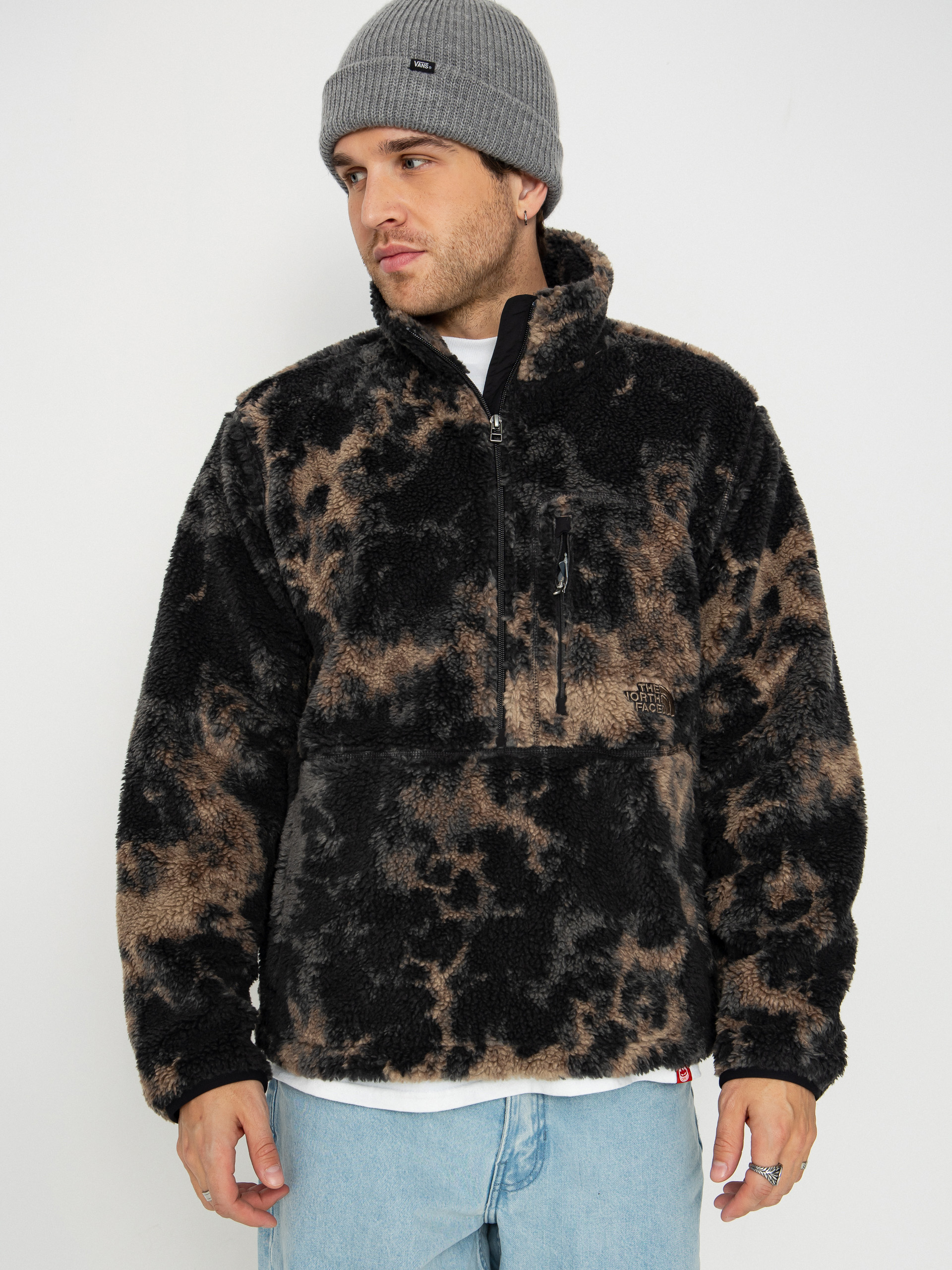 Geacă The North Face Extreme Pile 2 Pullover Print (tnf black light refract)