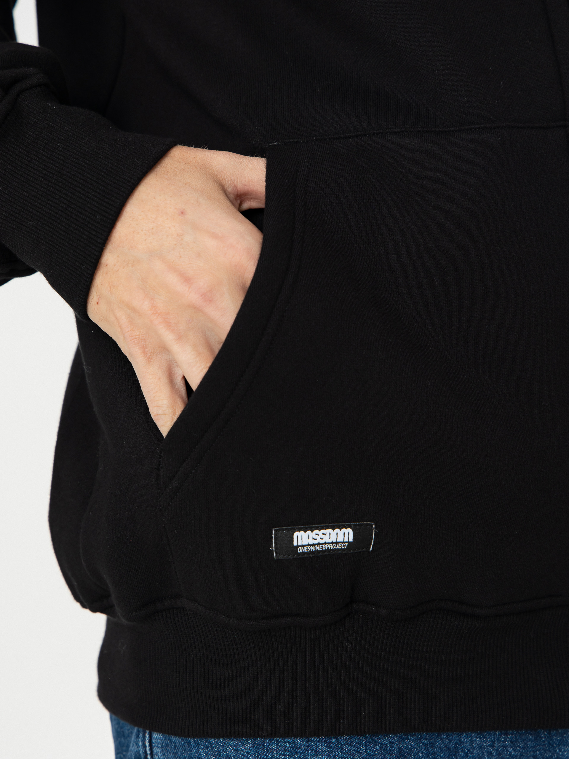 Hanorac cu glugă MassDnm Dragon ZHD (black)