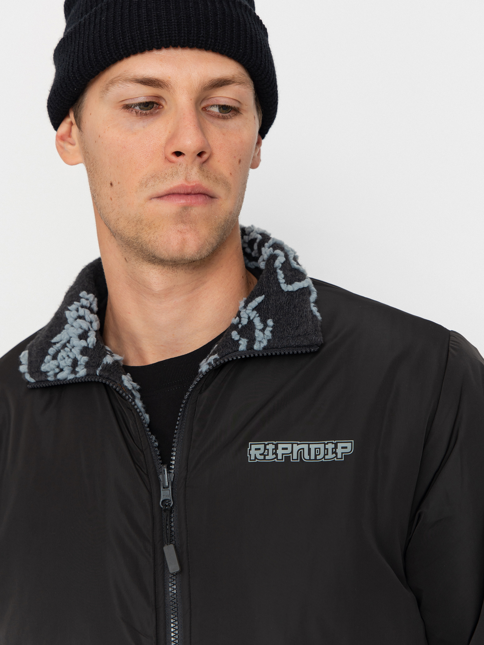 Geacă RipNDip Haku Reversible (black/charcoal)