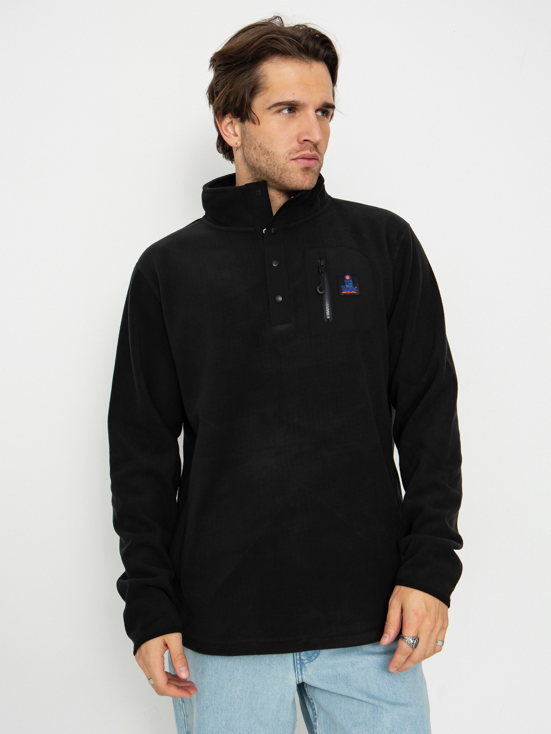 Hanorac din fleece Rip Curl Search (black)