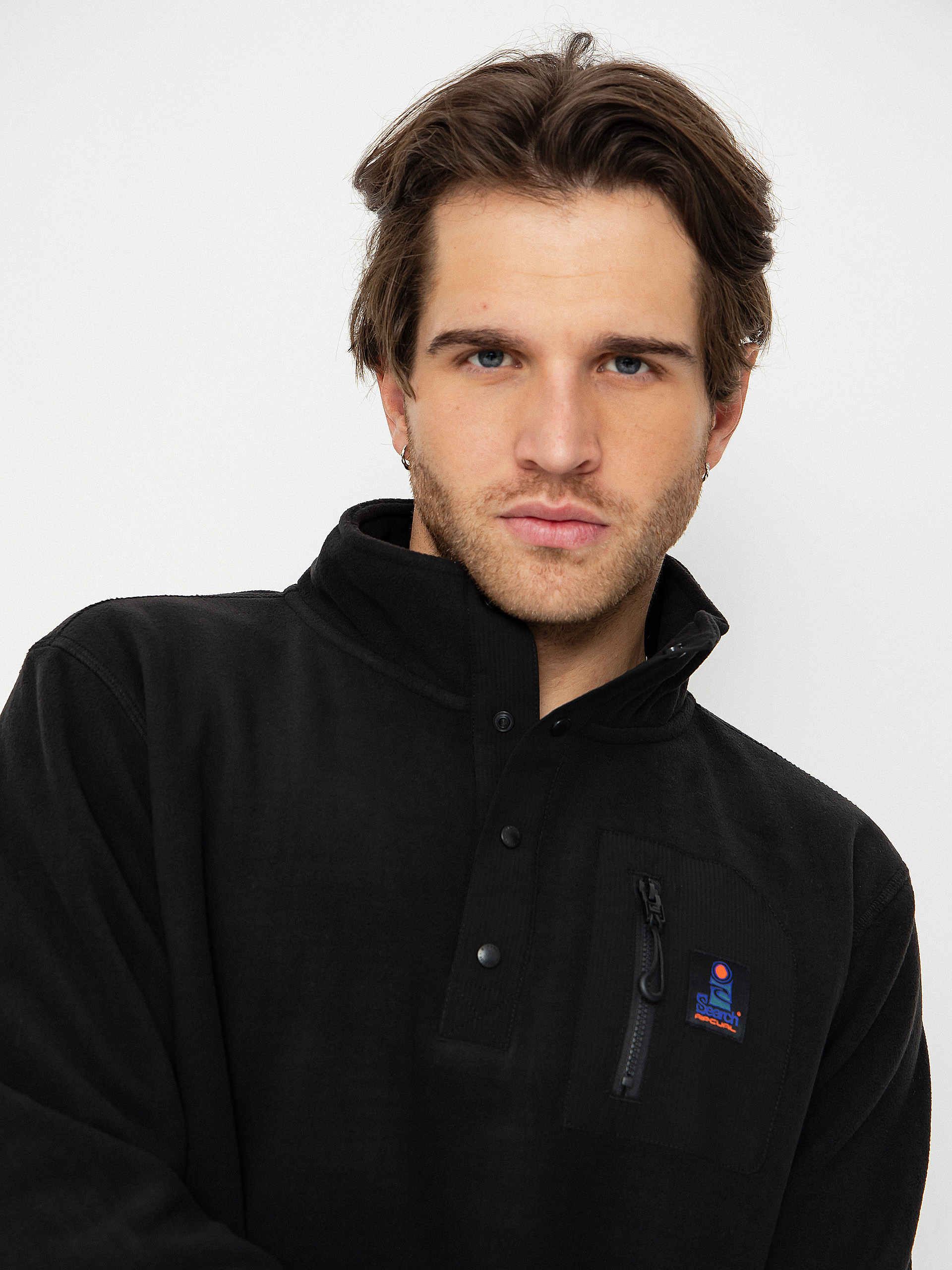 Pentru bărbați Hanorac din fleece Rip Curl Search (black)