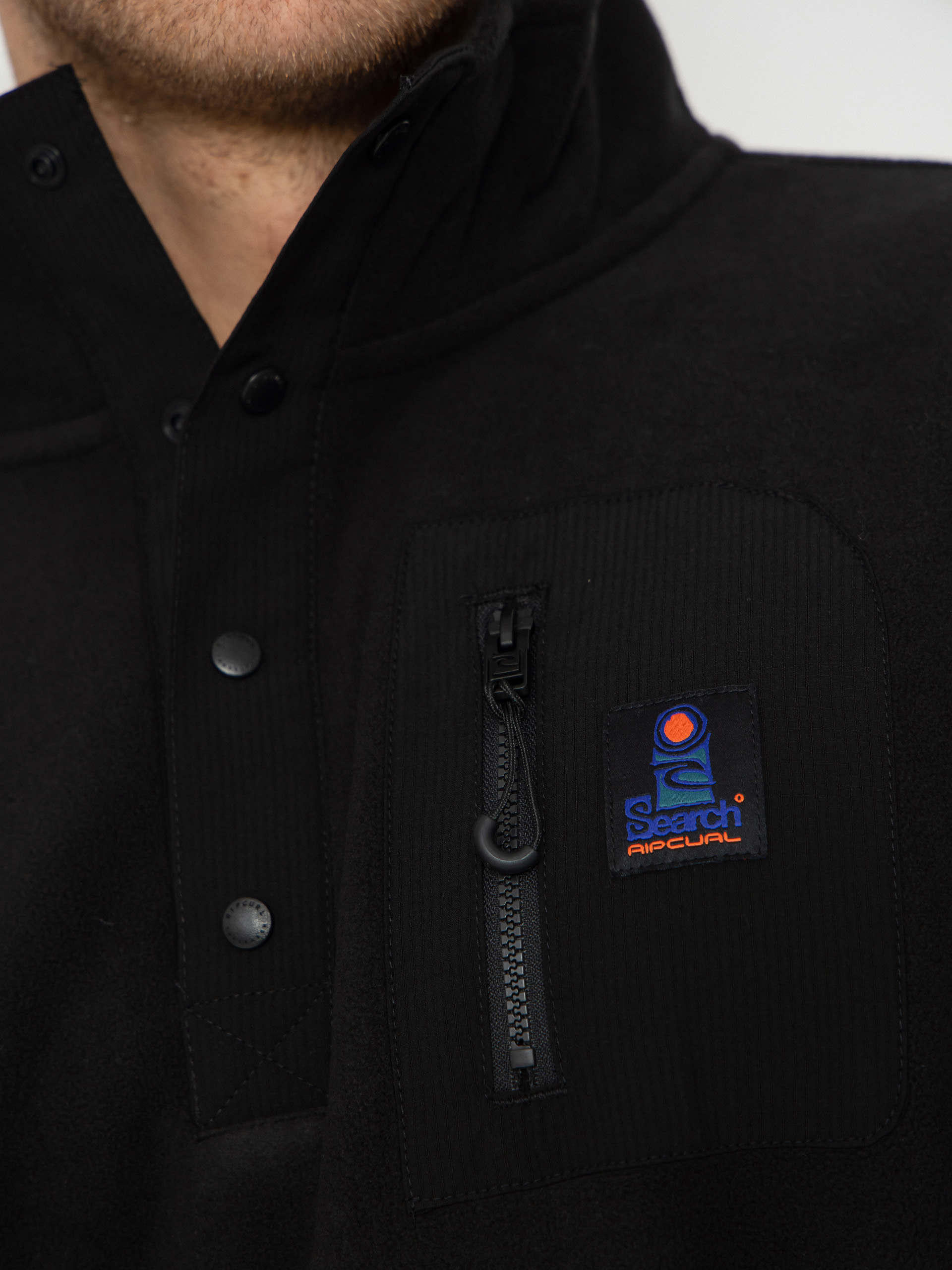 Pentru bărbați Hanorac din fleece Rip Curl Search (black)