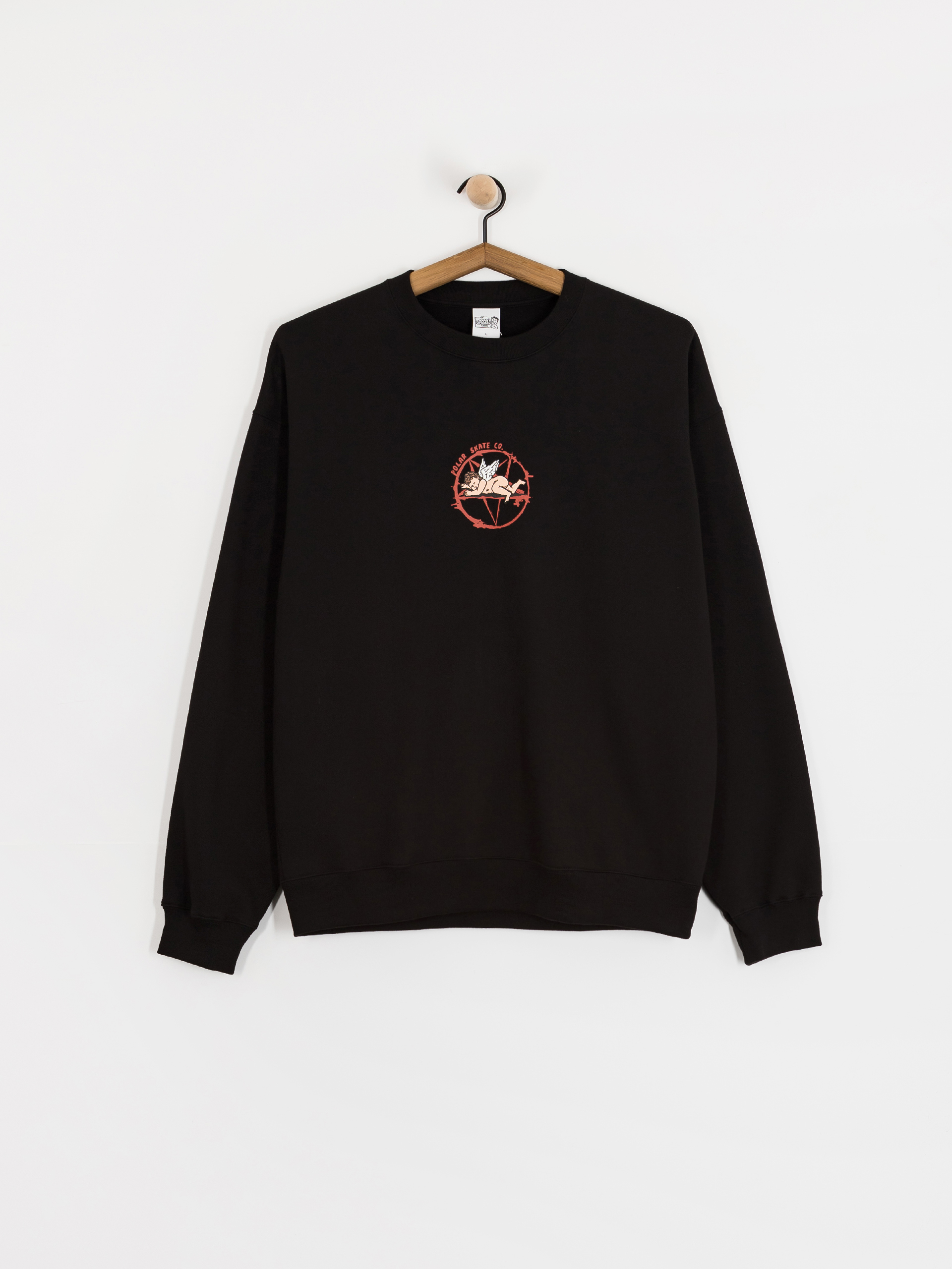 Hanorac Polar Skate Dave Crewneck Sacrifice (black)