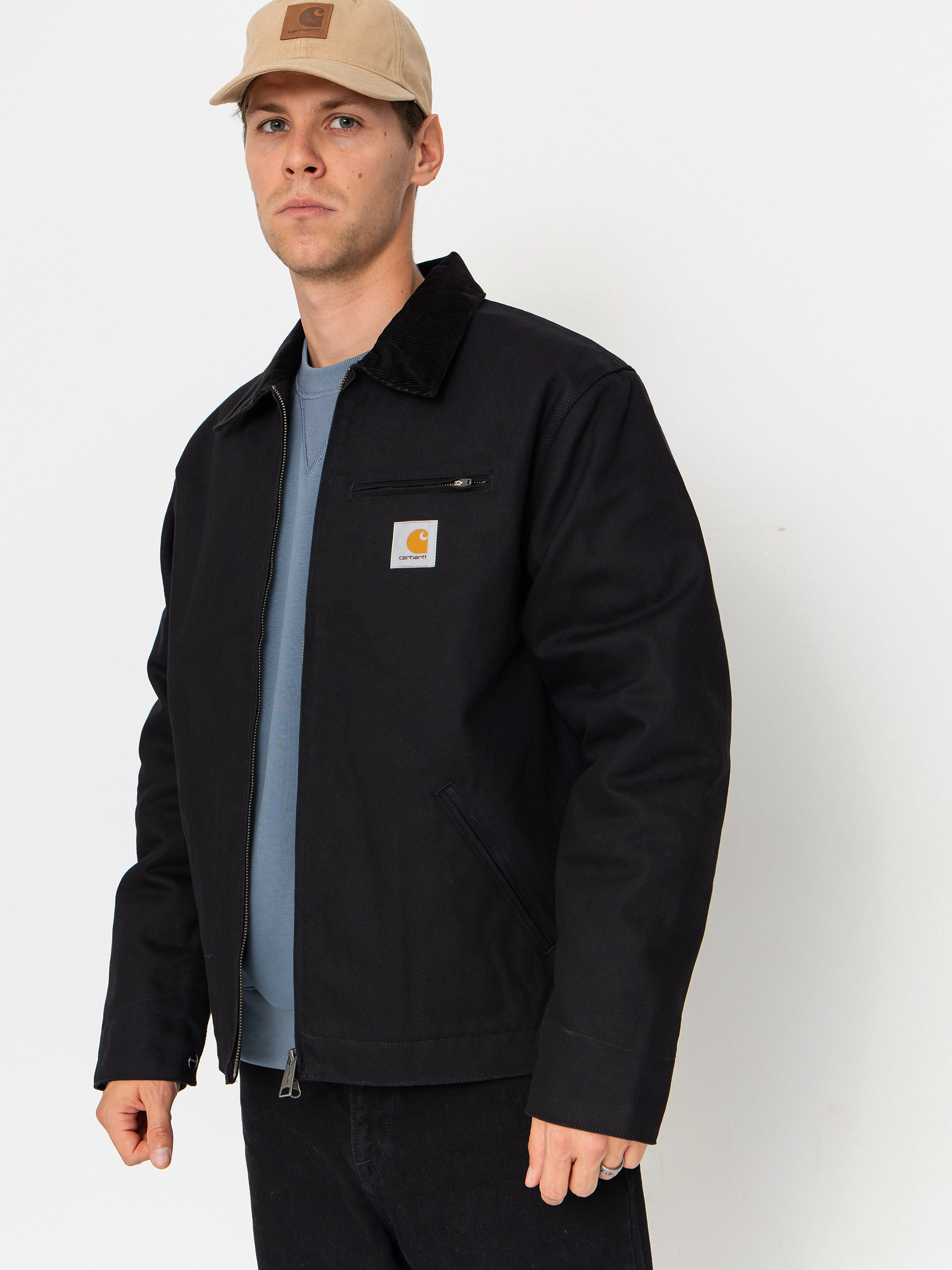 Geacă Carhartt WIP Detroit (black/black/rigid)