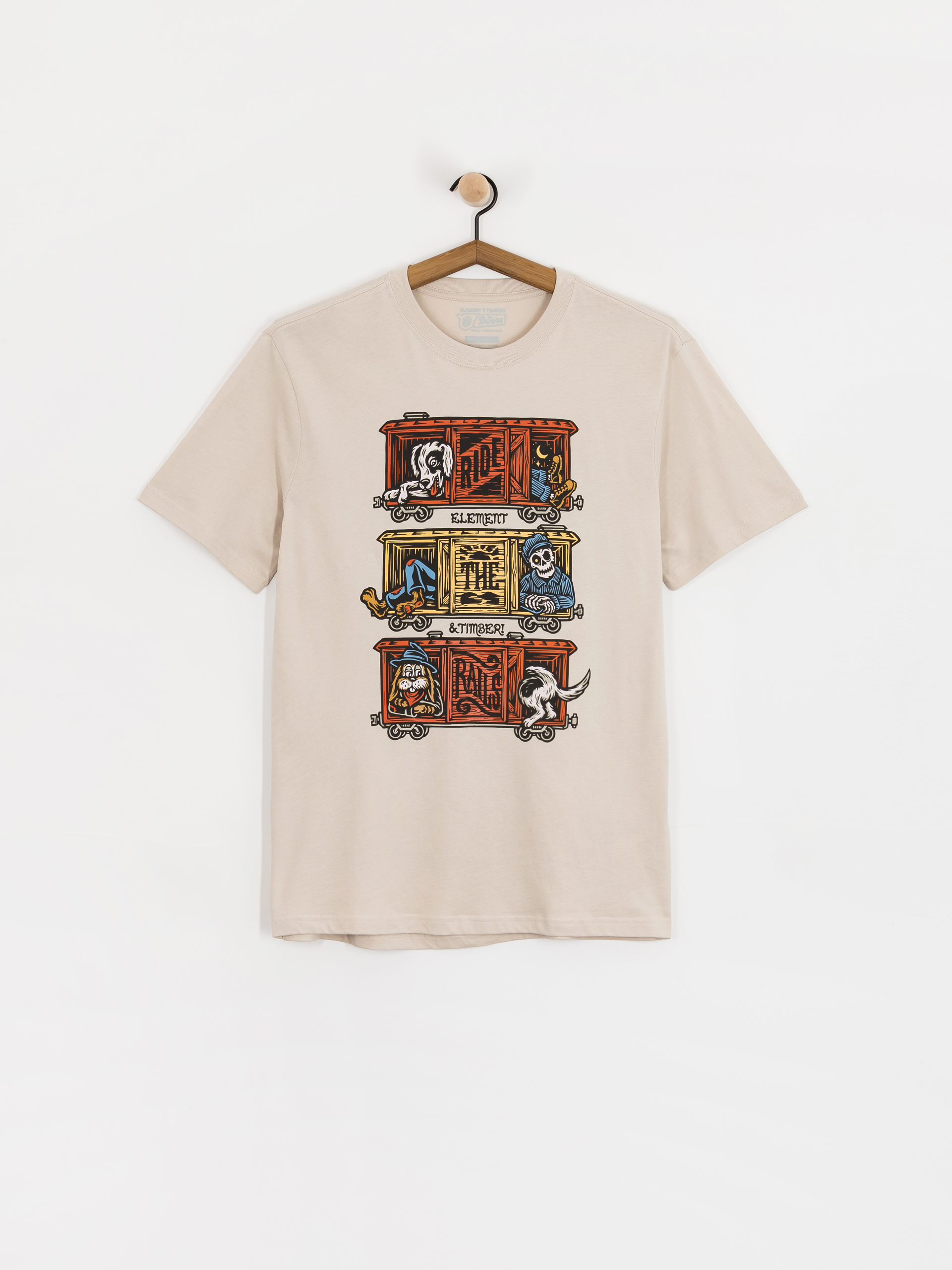 Tricou Element Timber Boxcar (oat milk)