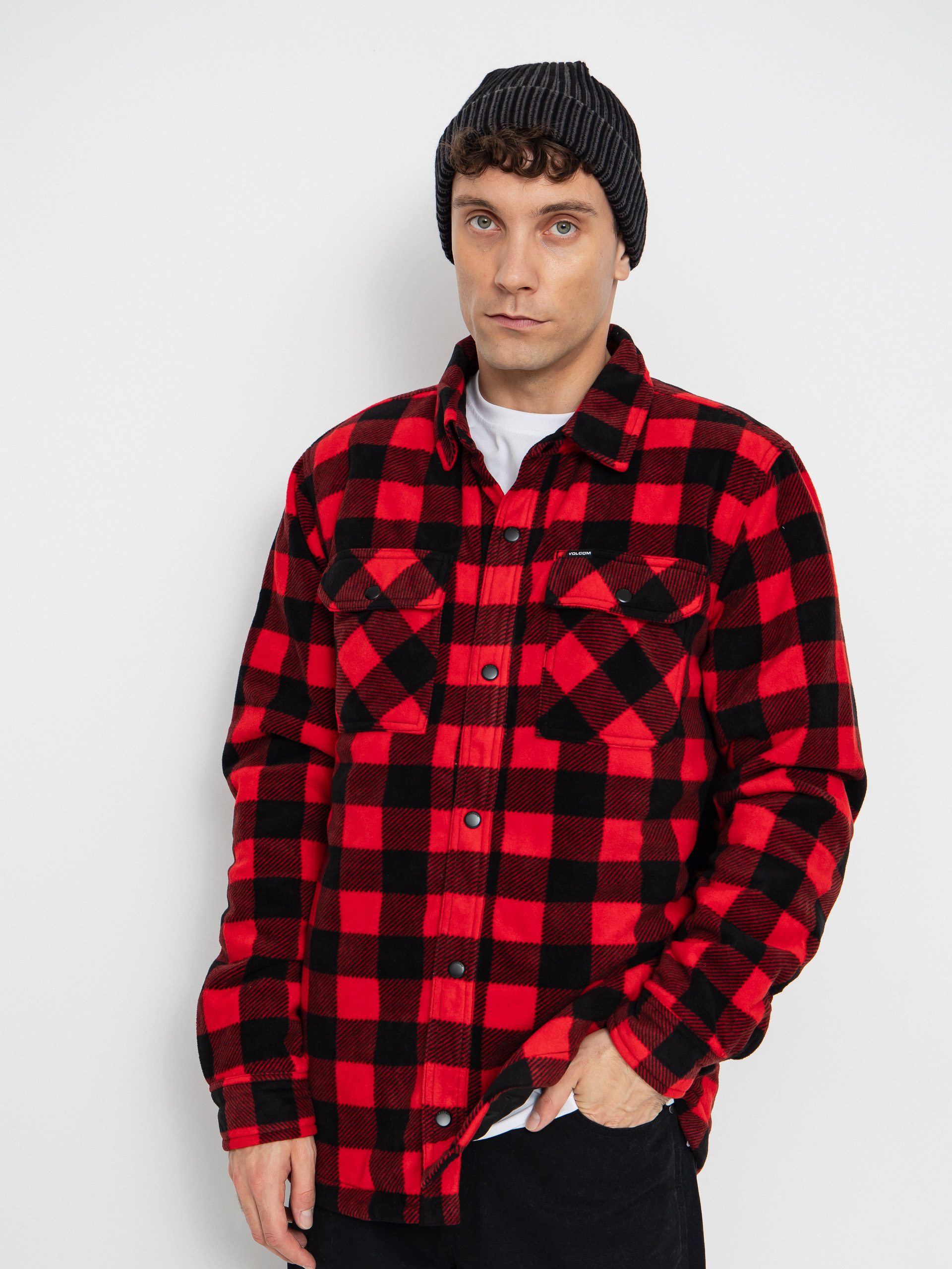 Cămașă Volcom Bowered Fleece (lifeguard red)