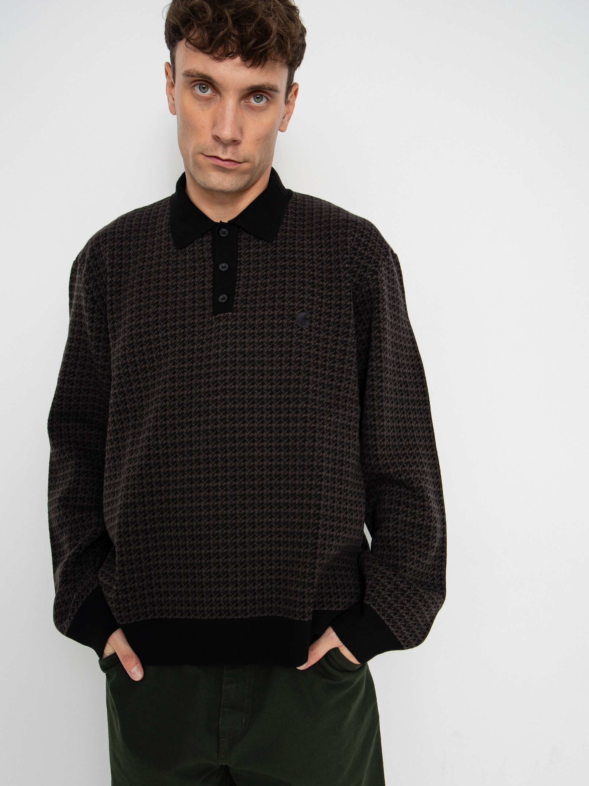 Pulover Carhartt WIP Lowis Polo