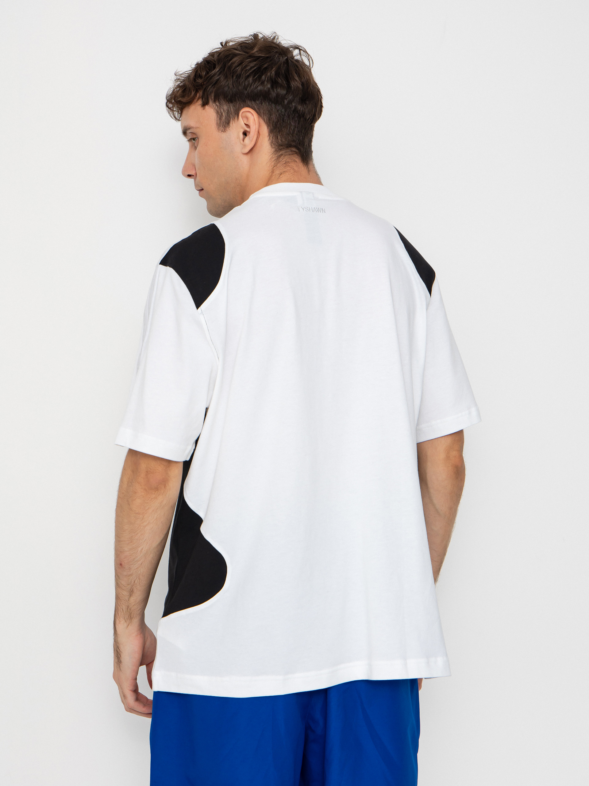 Tricou adidas Tyshawn (white/black)