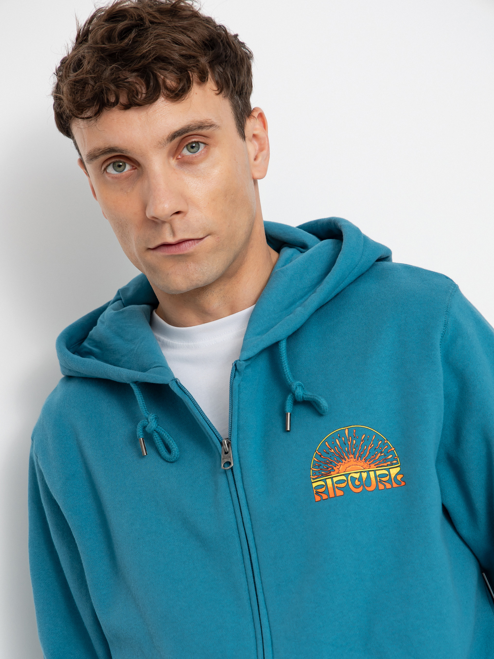 Hanorac cu glugă Rip Curl Grateful Shred ZHD (storm blue)