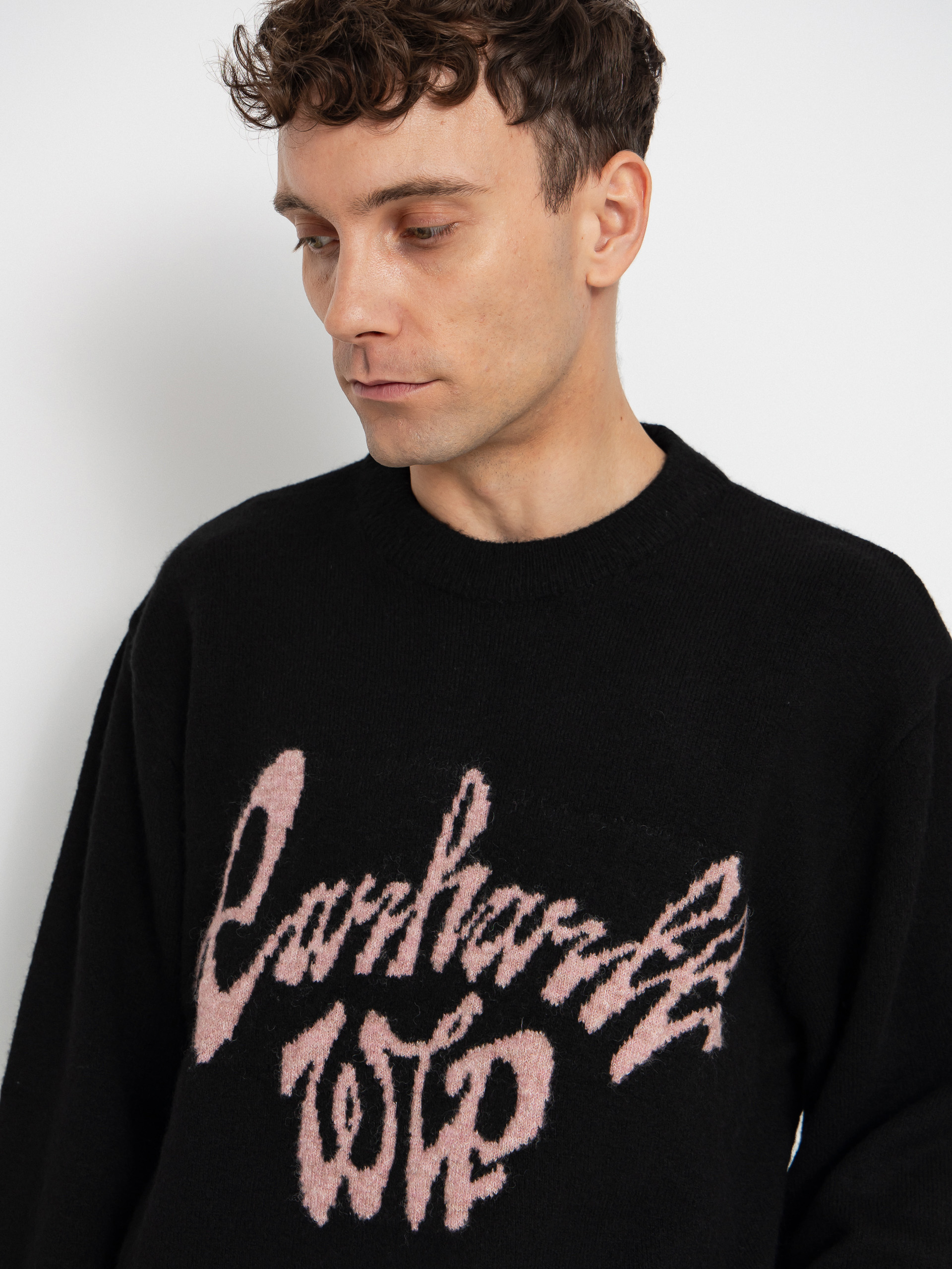 Pulover Carhartt WIP Chedda (black/glassy pink)