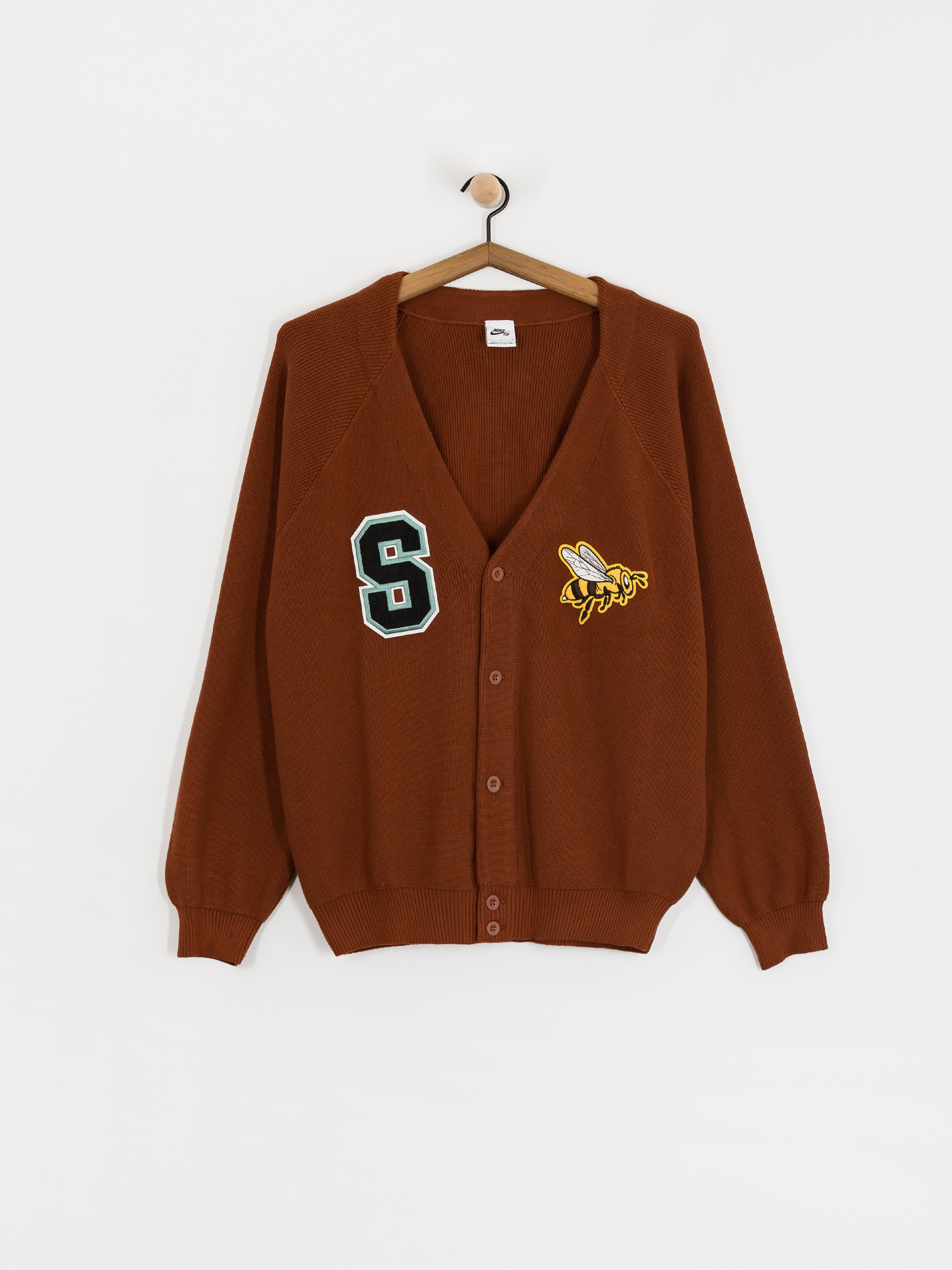 Pulover Nike SB Collegial Cardigan (cinnamon)