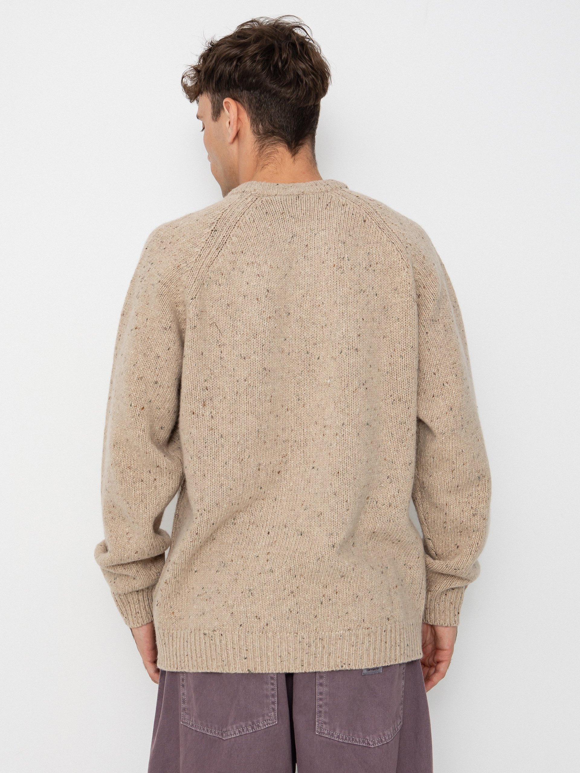 Pulover Carhartt WIP Anglistic (speckled fleur de sel)