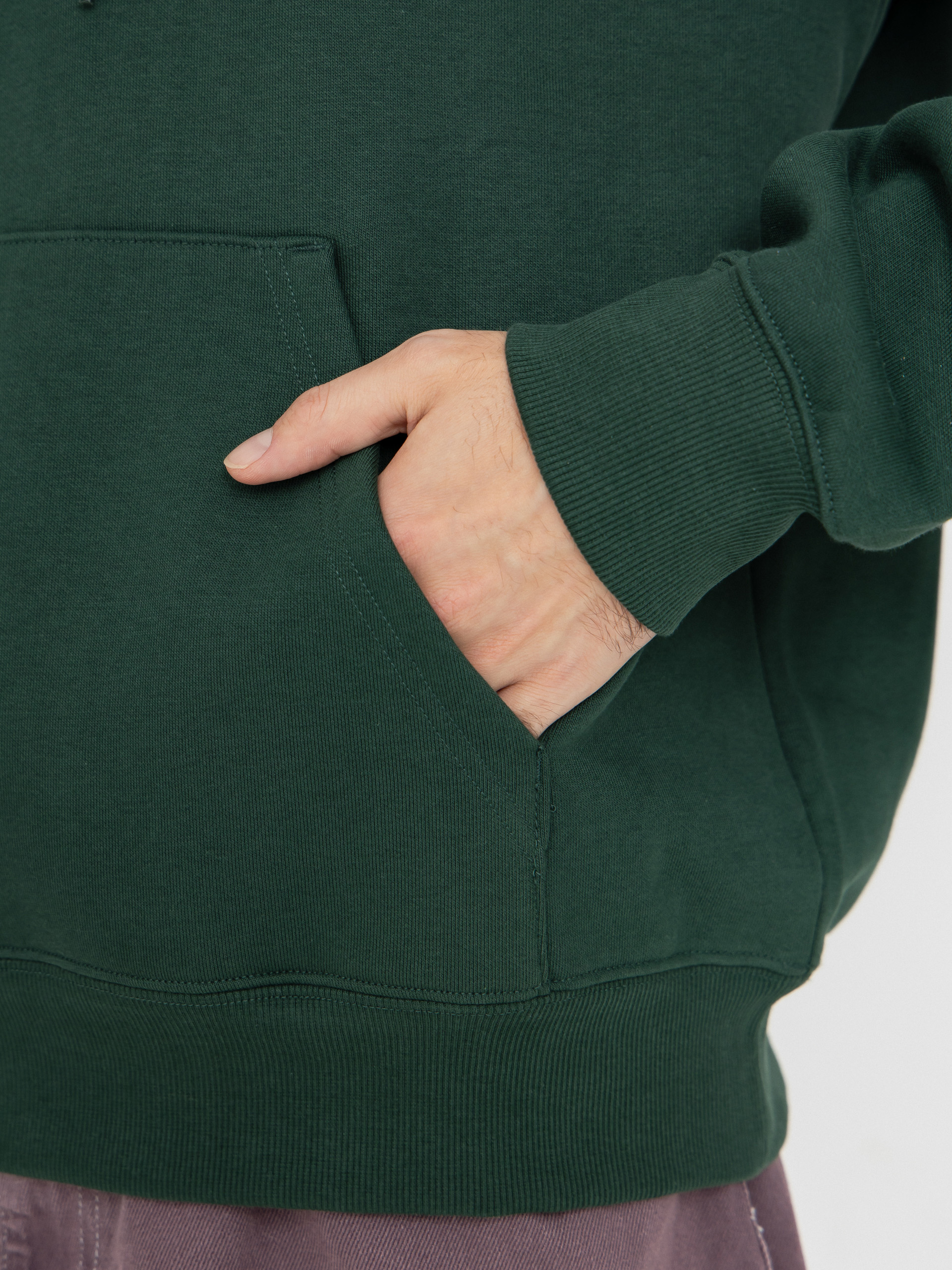 Hanorac cu glugă Carhartt WIP Carhartt HD (sycamore tree/phlox)