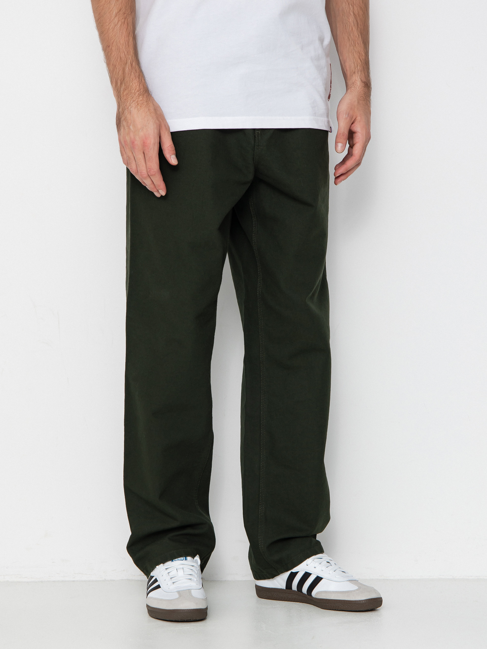 Pantaloni Carhartt WIP Simple (olive/rinsed)