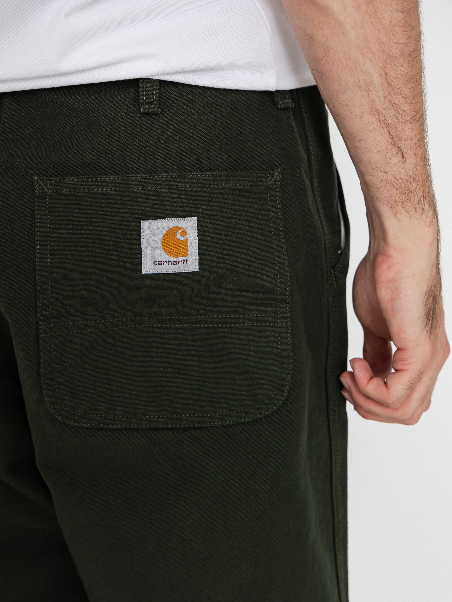 Pantaloni Carhartt WIP Simple (olive/rinsed)