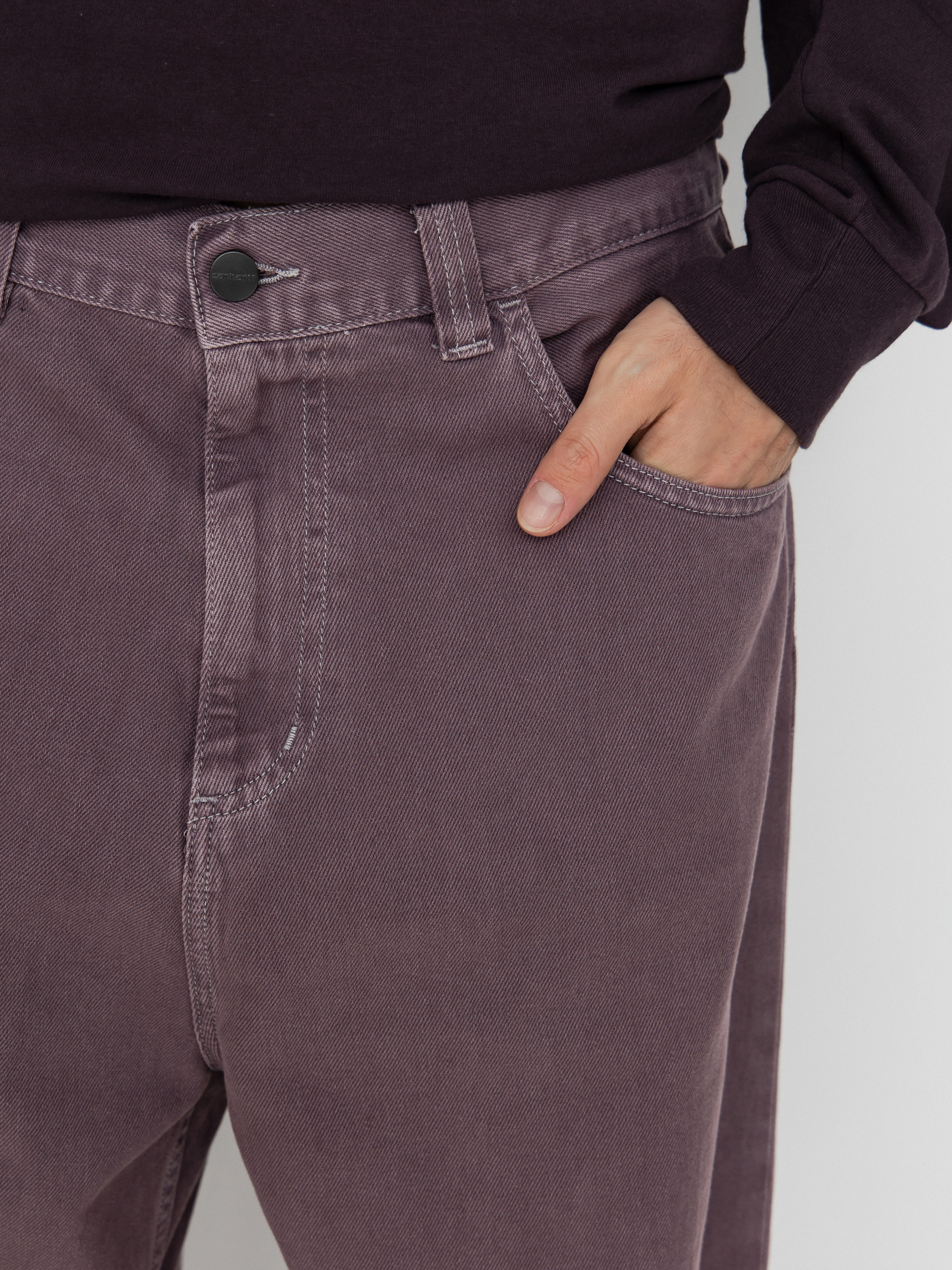 Pantaloni Carhartt WIP Brandon (phlox/stone dyed)