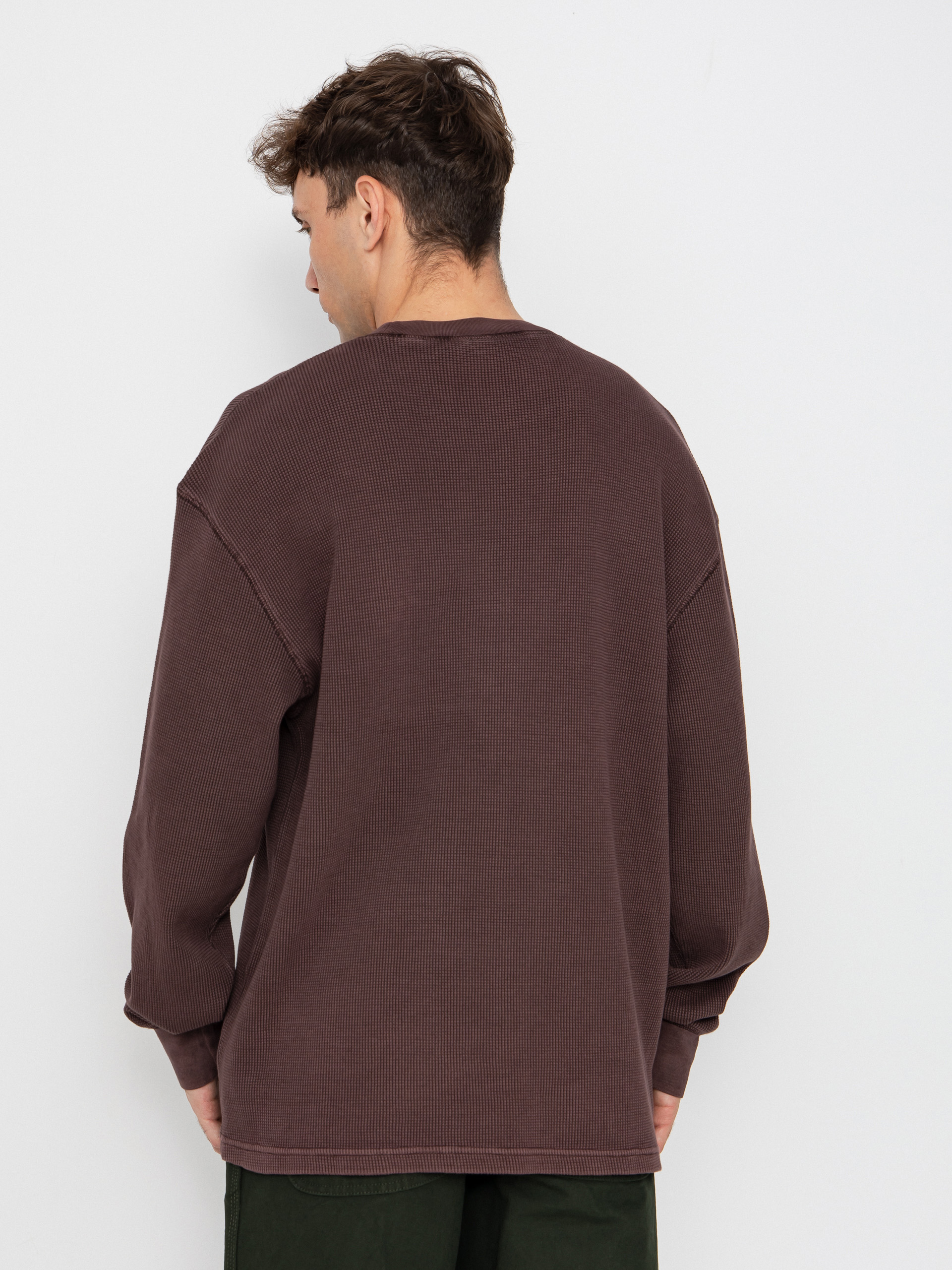 Longsleeve Carhartt WIP Vista Waffle (palisander/garment dyed)