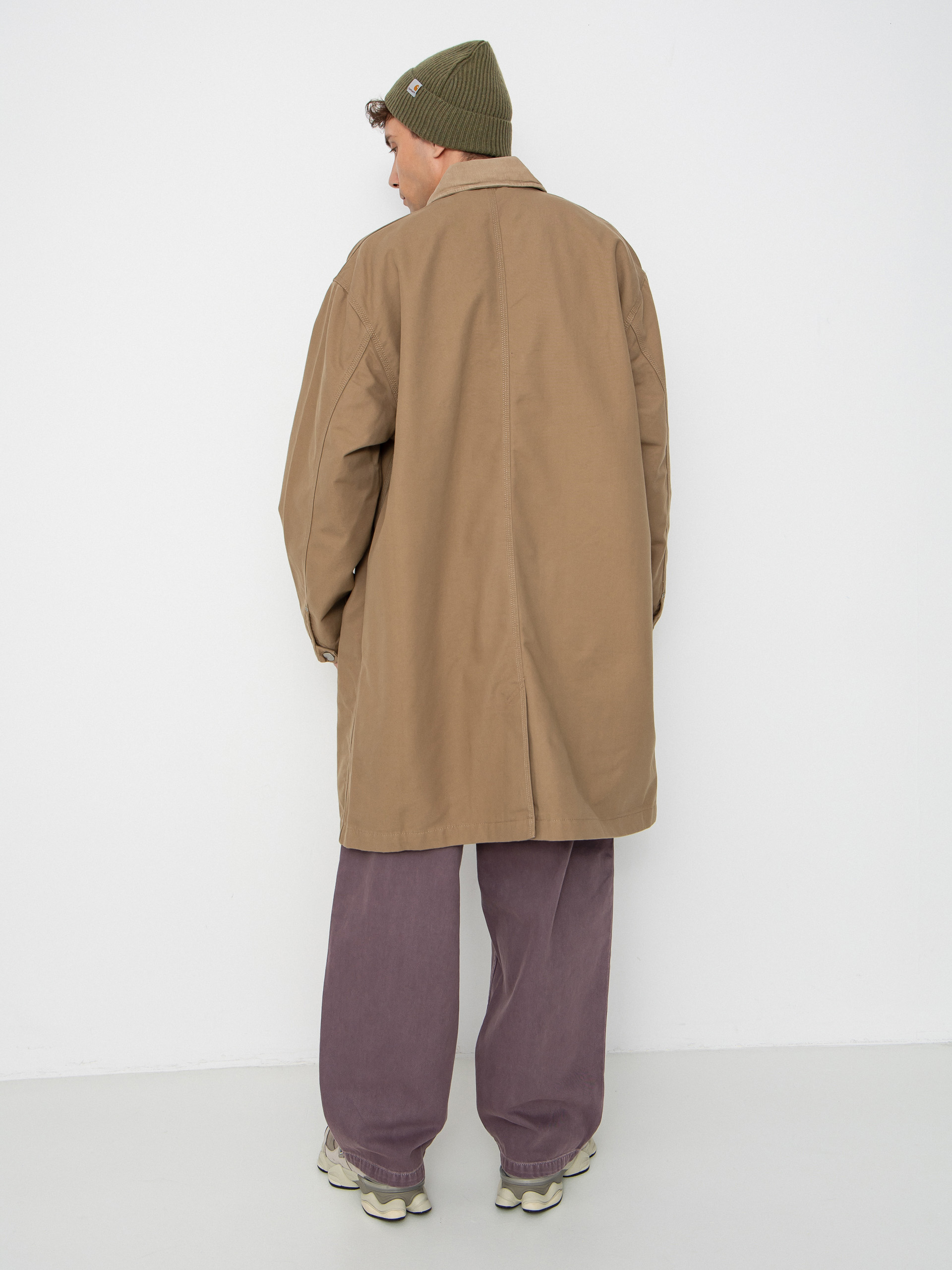 Palton Carhartt WIP Webster Coat (leather/leather/rinsed)