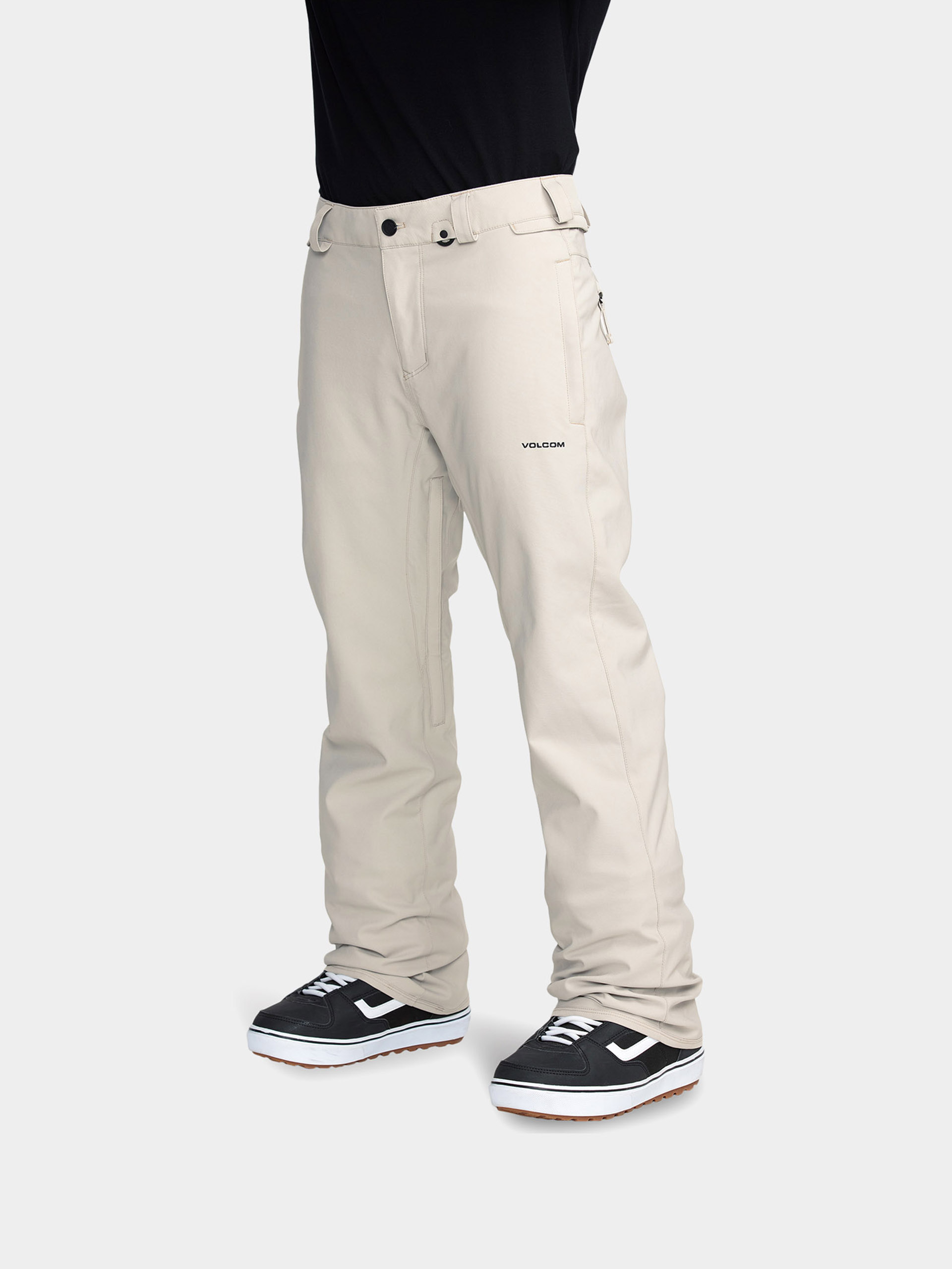 Pentru bărbați Pantaloni pentru snowboard Volcom Freakin Snow Chino (stone)