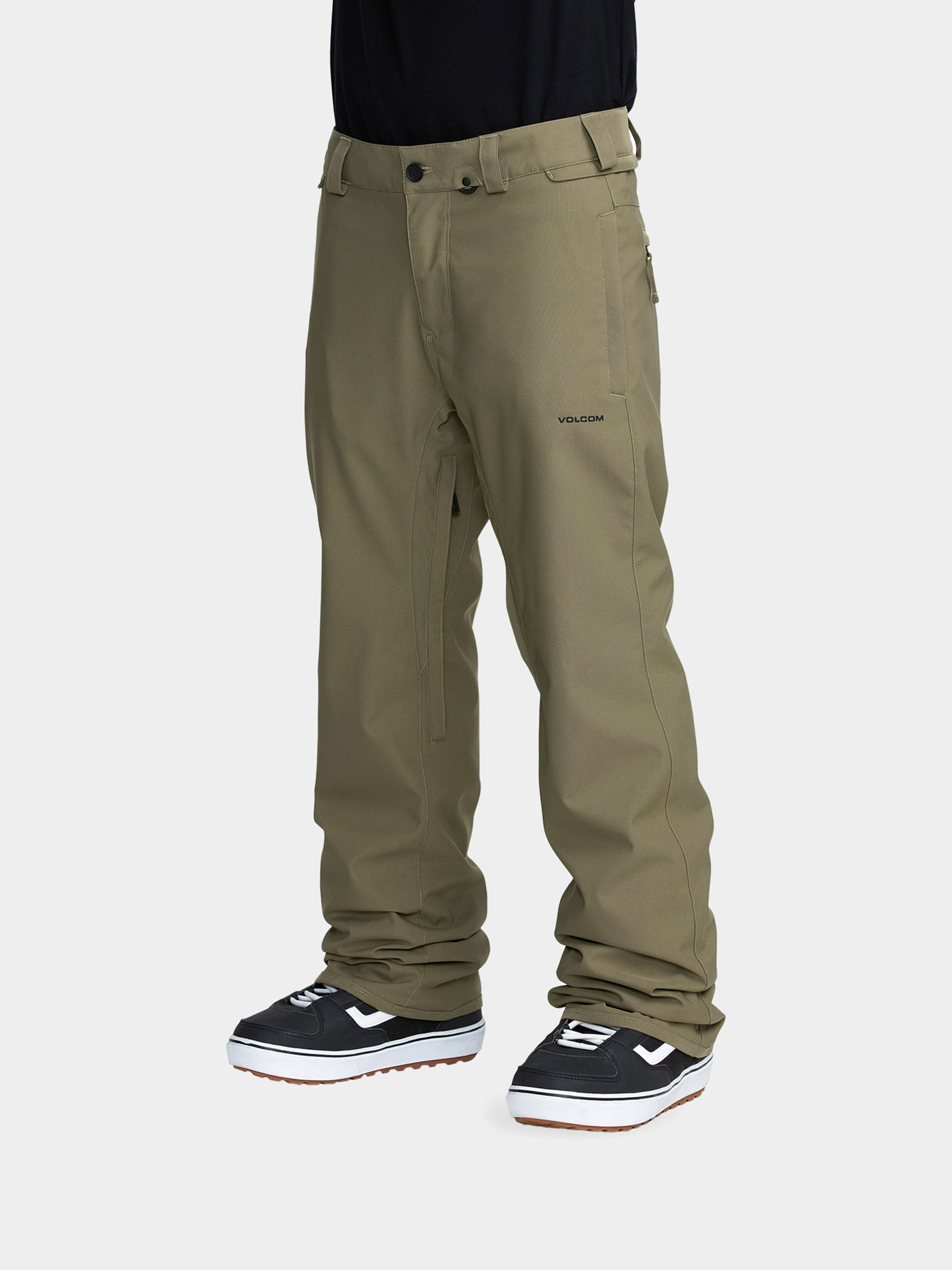 Pentru bărbați Pantaloni pentru snowboard Volcom Freakin Snow Chino (military)