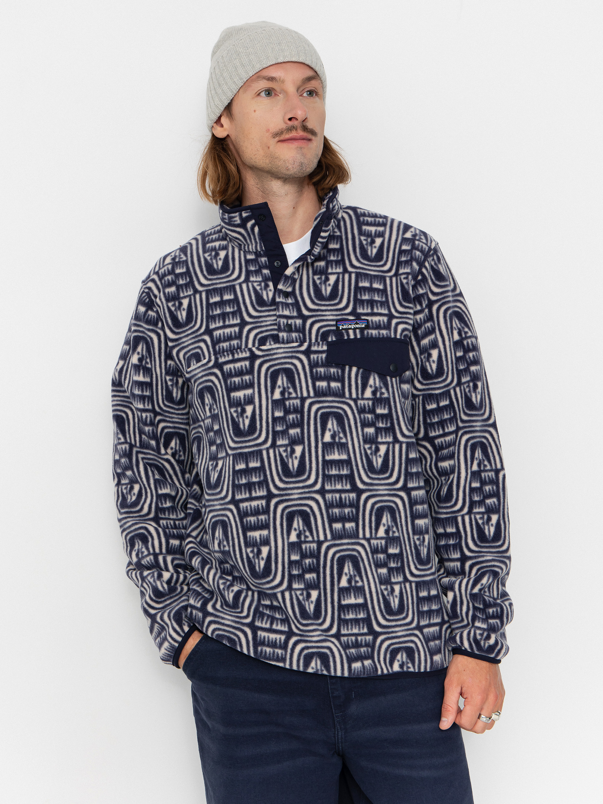 Hanorac din fleece Patagonia LW Synch Snap T