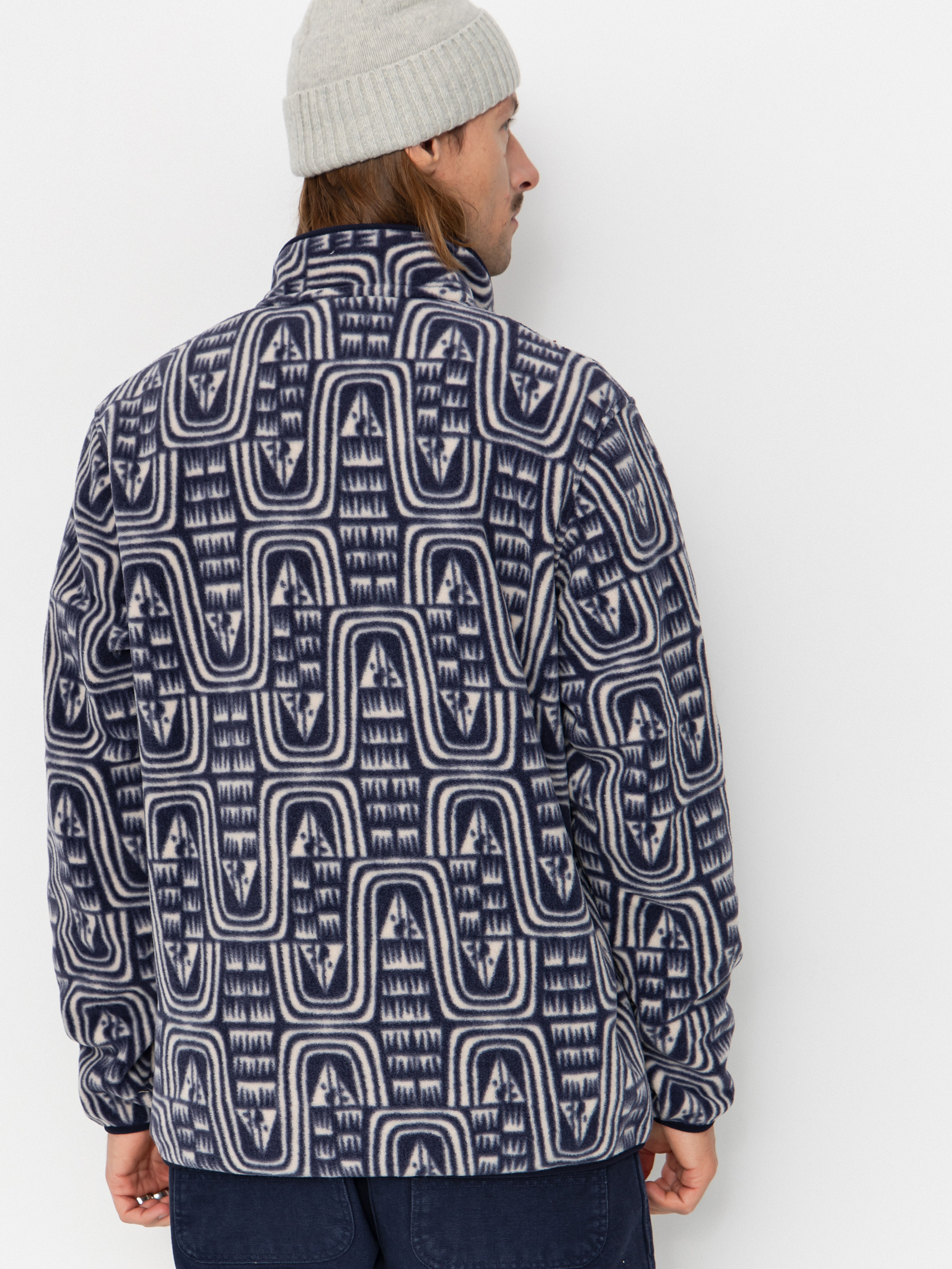 Pentru bărbați Hanorac din fleece Patagonia LW Synch Snap T (flow sunken blue)