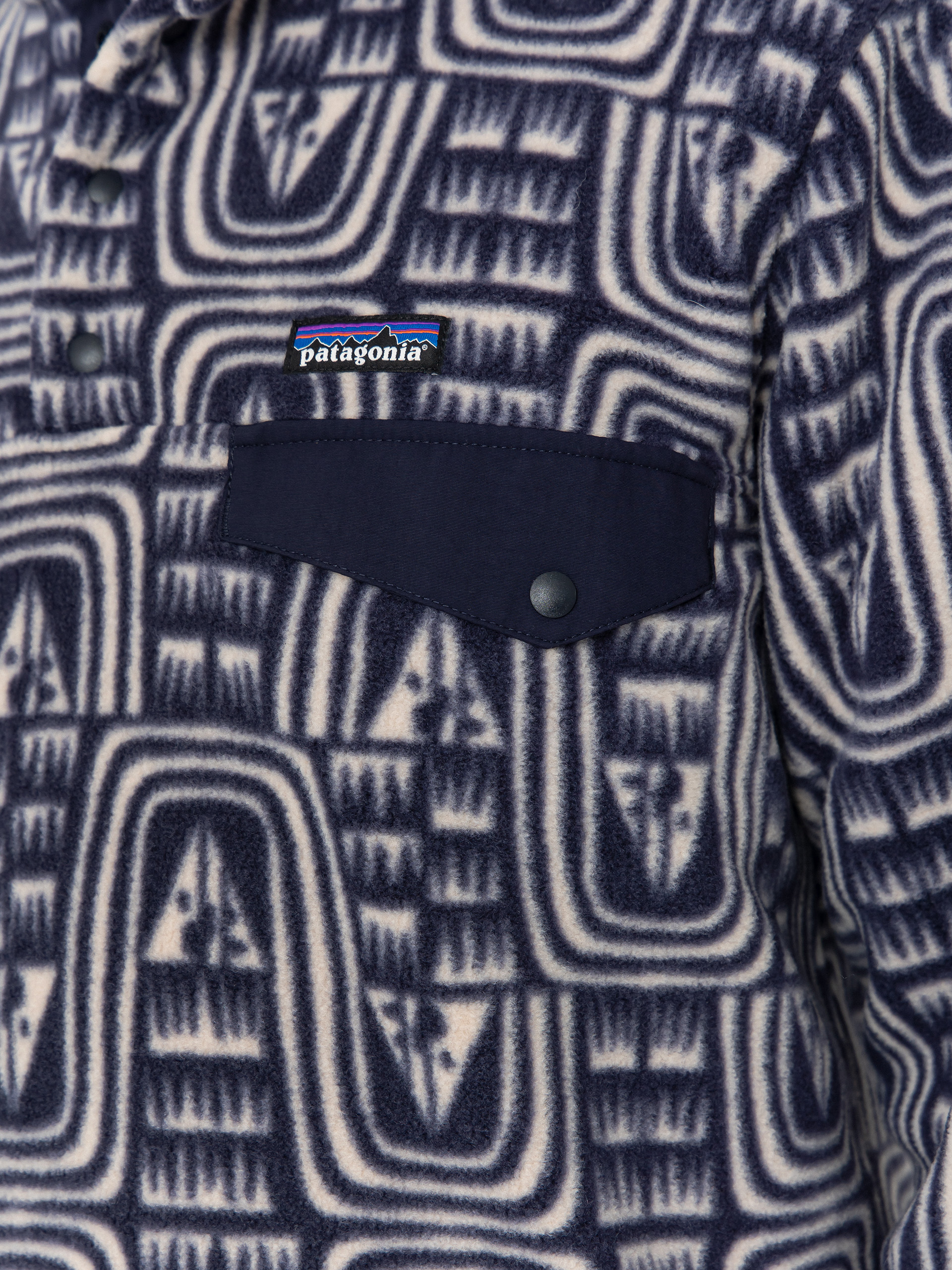 Pentru bărbați Hanorac din fleece Patagonia LW Synch Snap T (flow sunken blue)