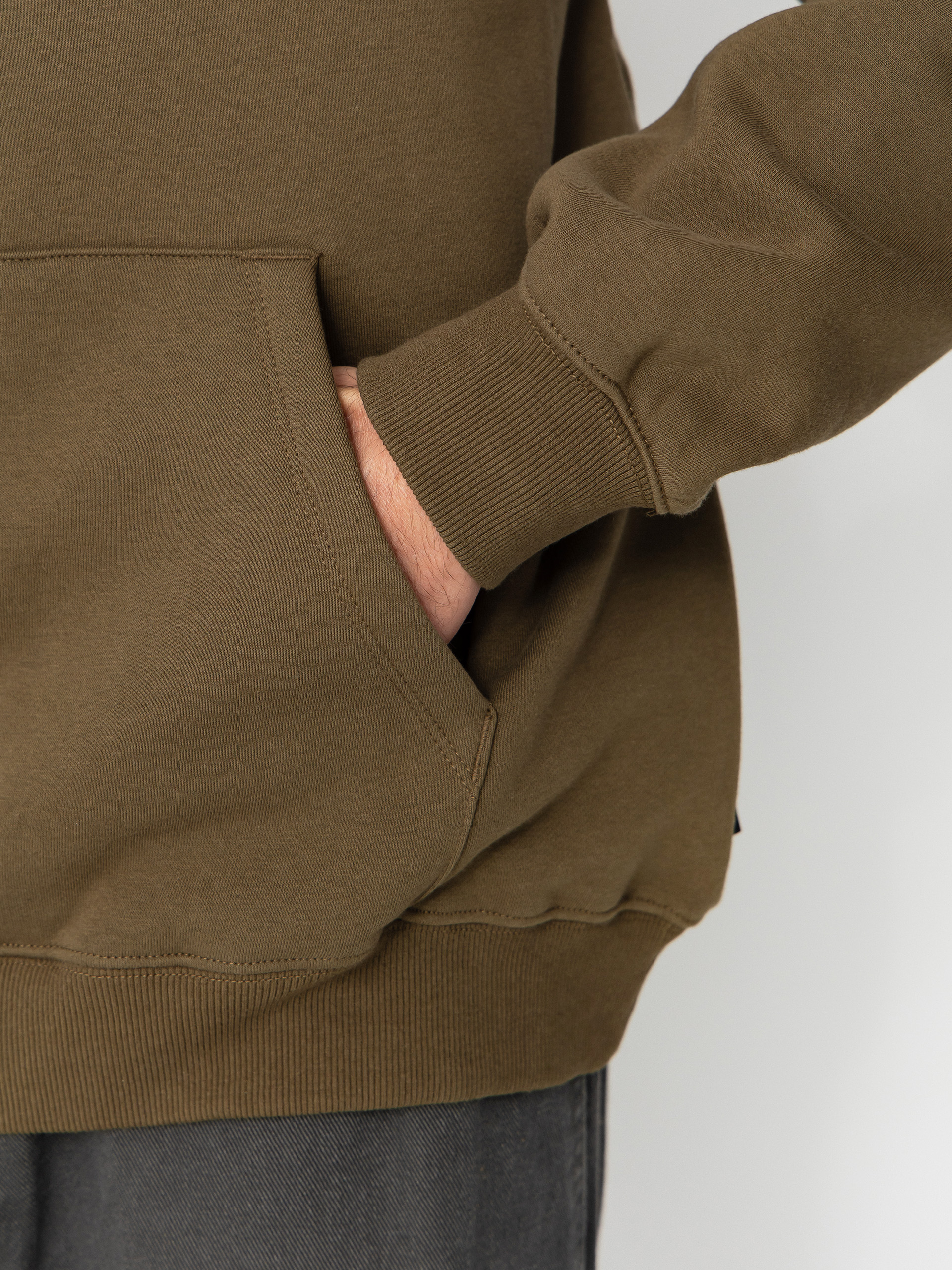 Hanorac cu glugă Volcom Single Stone HD (sage leaf)