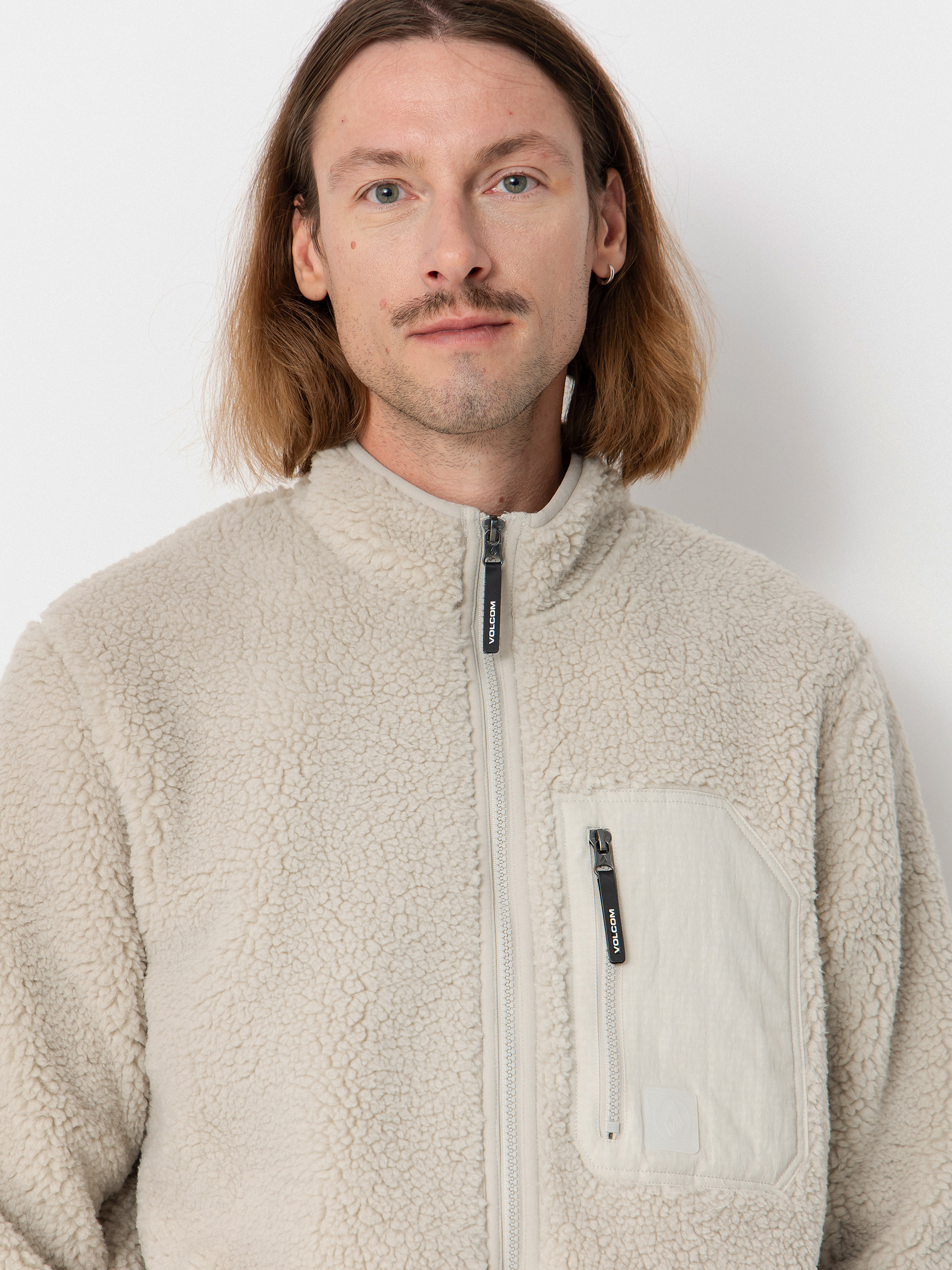 Pentru bărbați Hanorac Volcom Muzzer Fuzzar (stone)