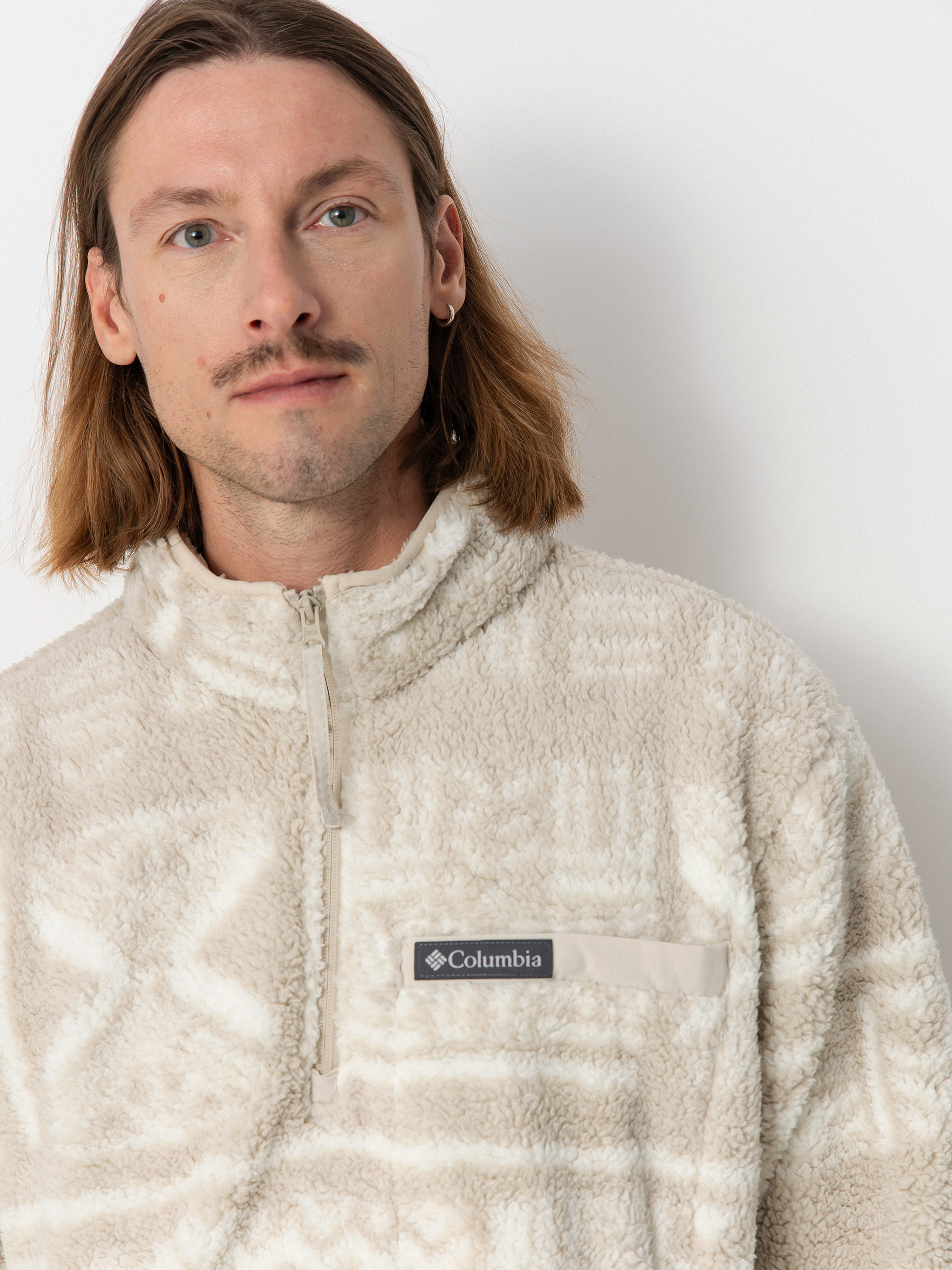 Pentru bărbați Hanorac din fleece Columbia Rugged Ridge High Pile Half Zip (dark stone deschutes days)