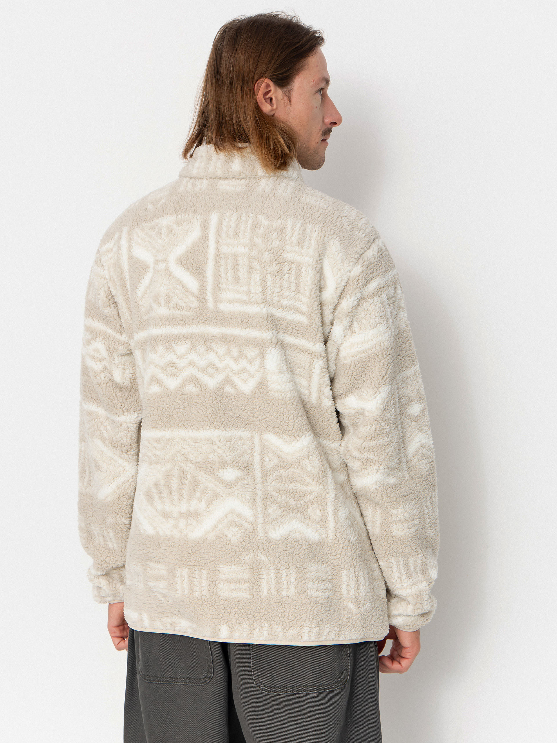 Pentru bărbați Hanorac din fleece Columbia Rugged Ridge High Pile Half Zip (dark stone deschutes days)