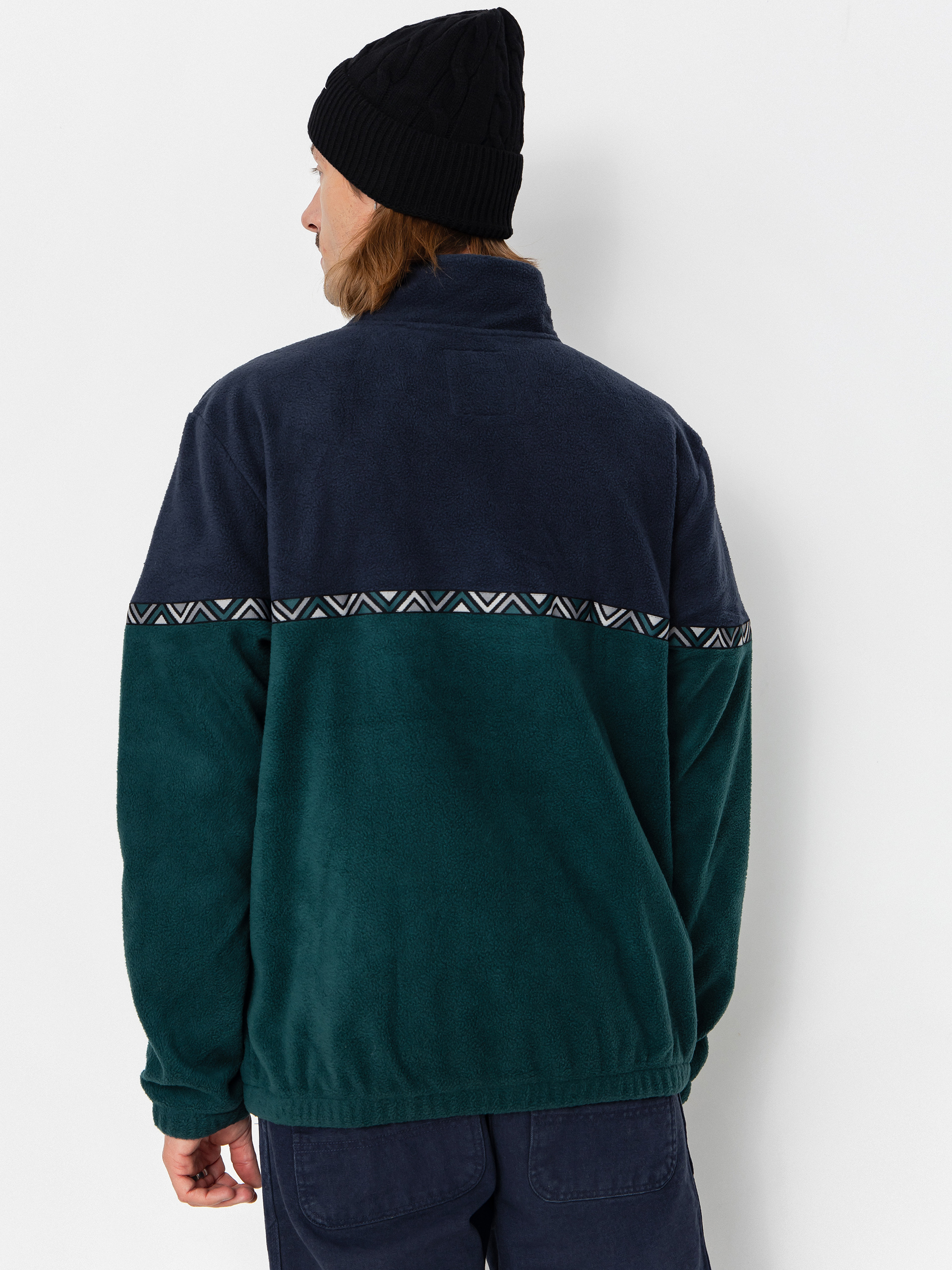 Pentru bărbați Hanorac din fleece Iriedaily Monte Noe (blue green)