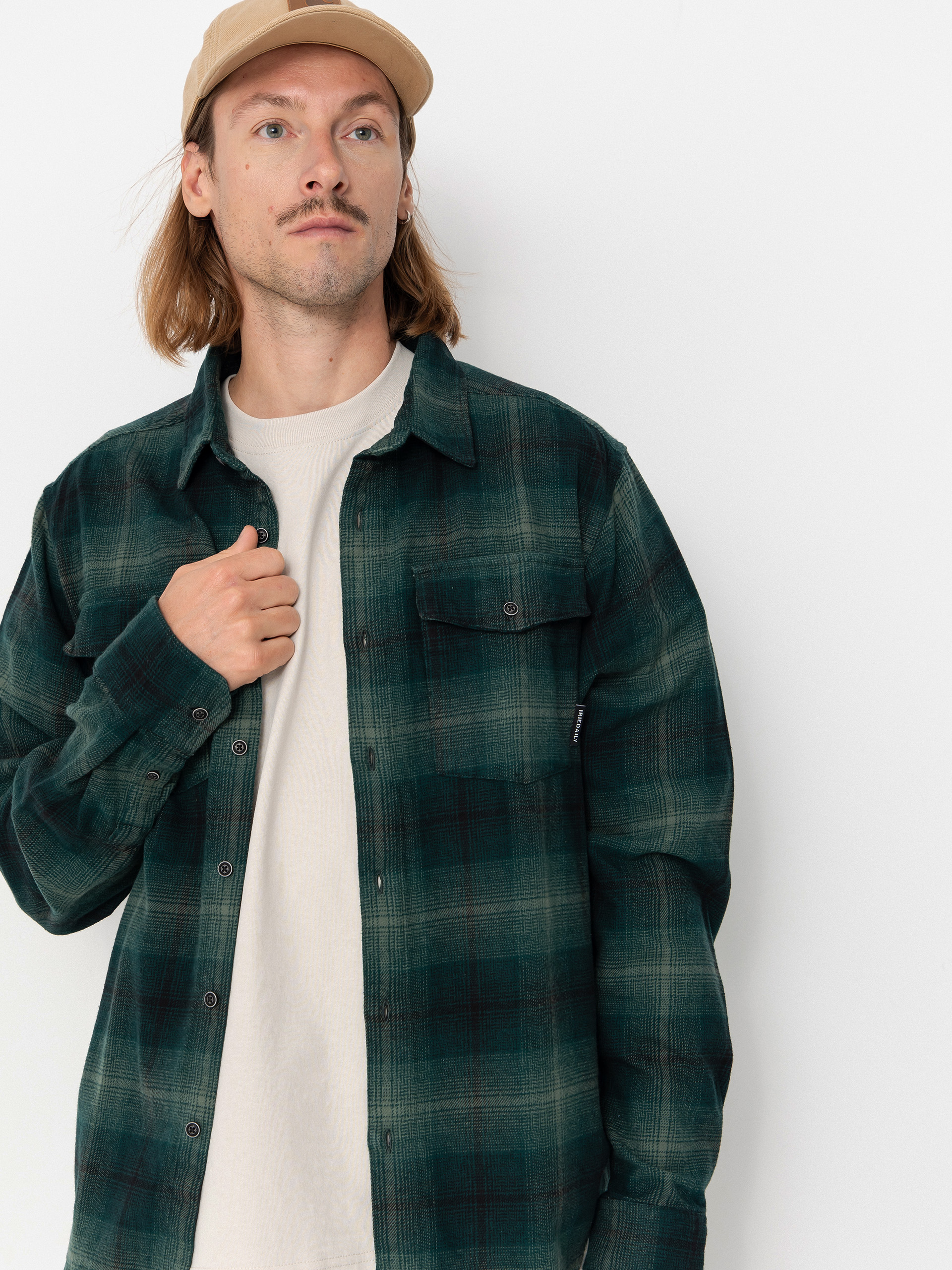 Cămașă Iriedaily Rosomako Eco (dark jungle)