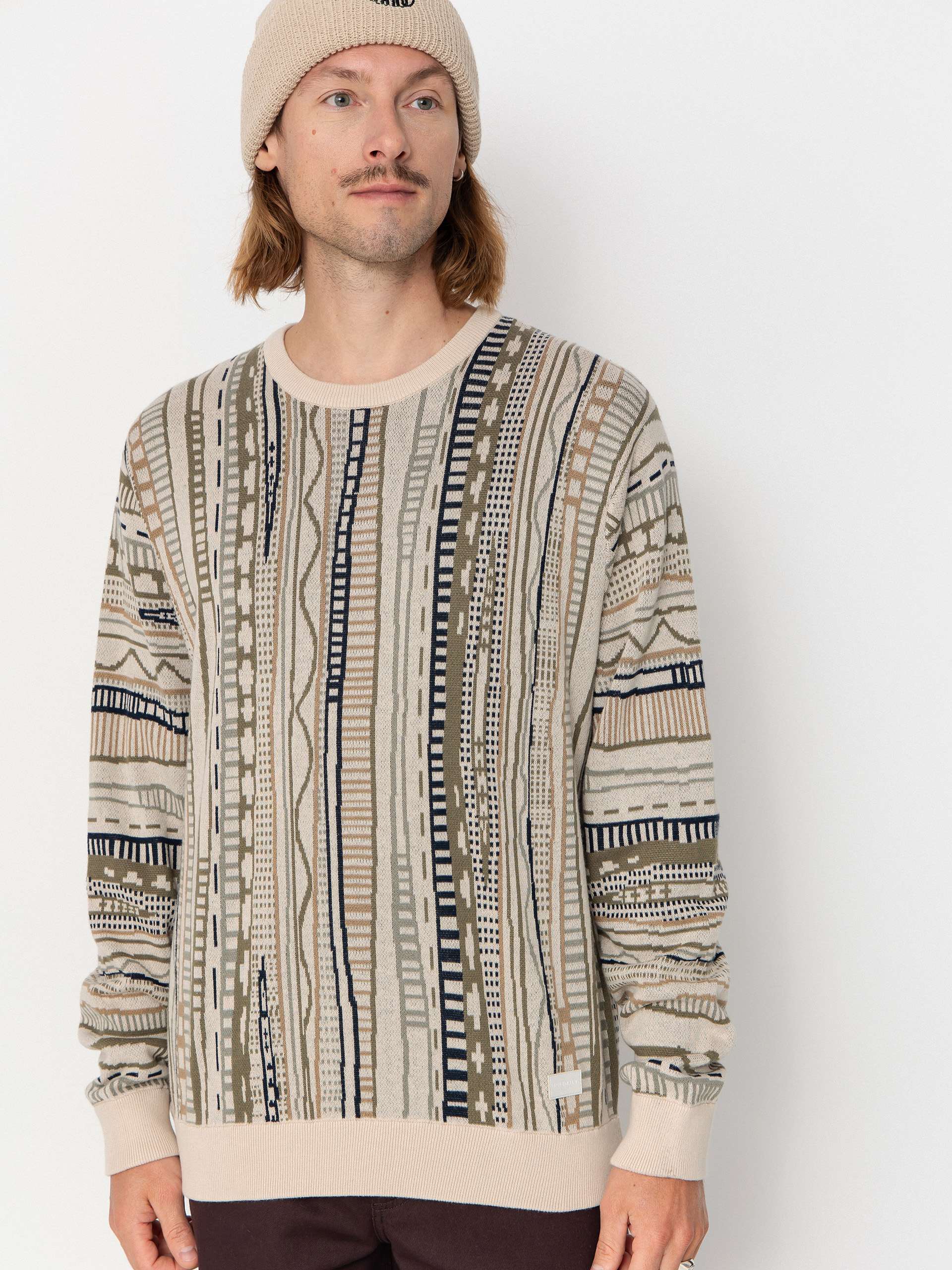 Pulover Iriedaily Theodore Knit (cool olive)