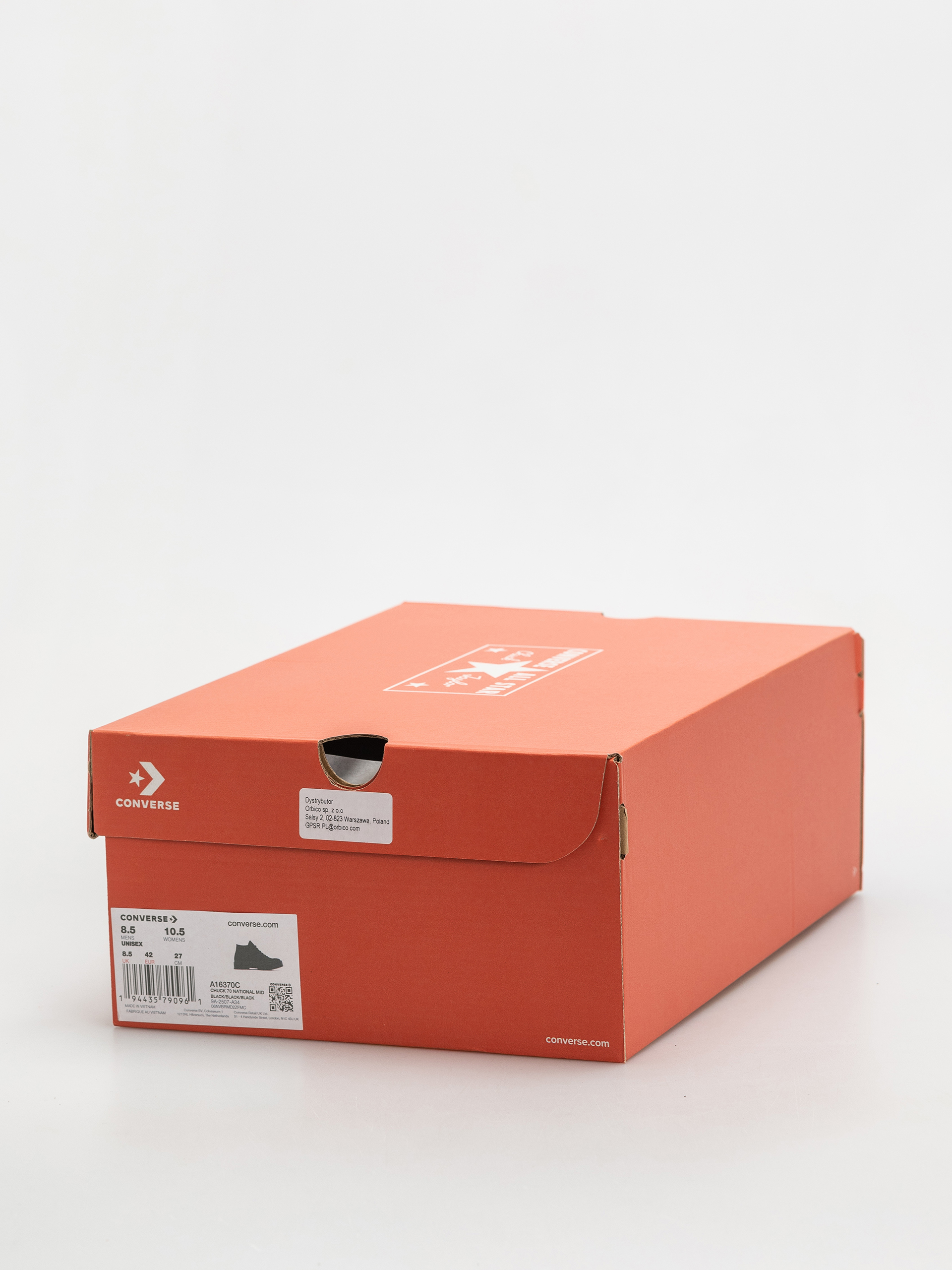 Teniși Converse Chuck 70 National Mid (black/black/black)