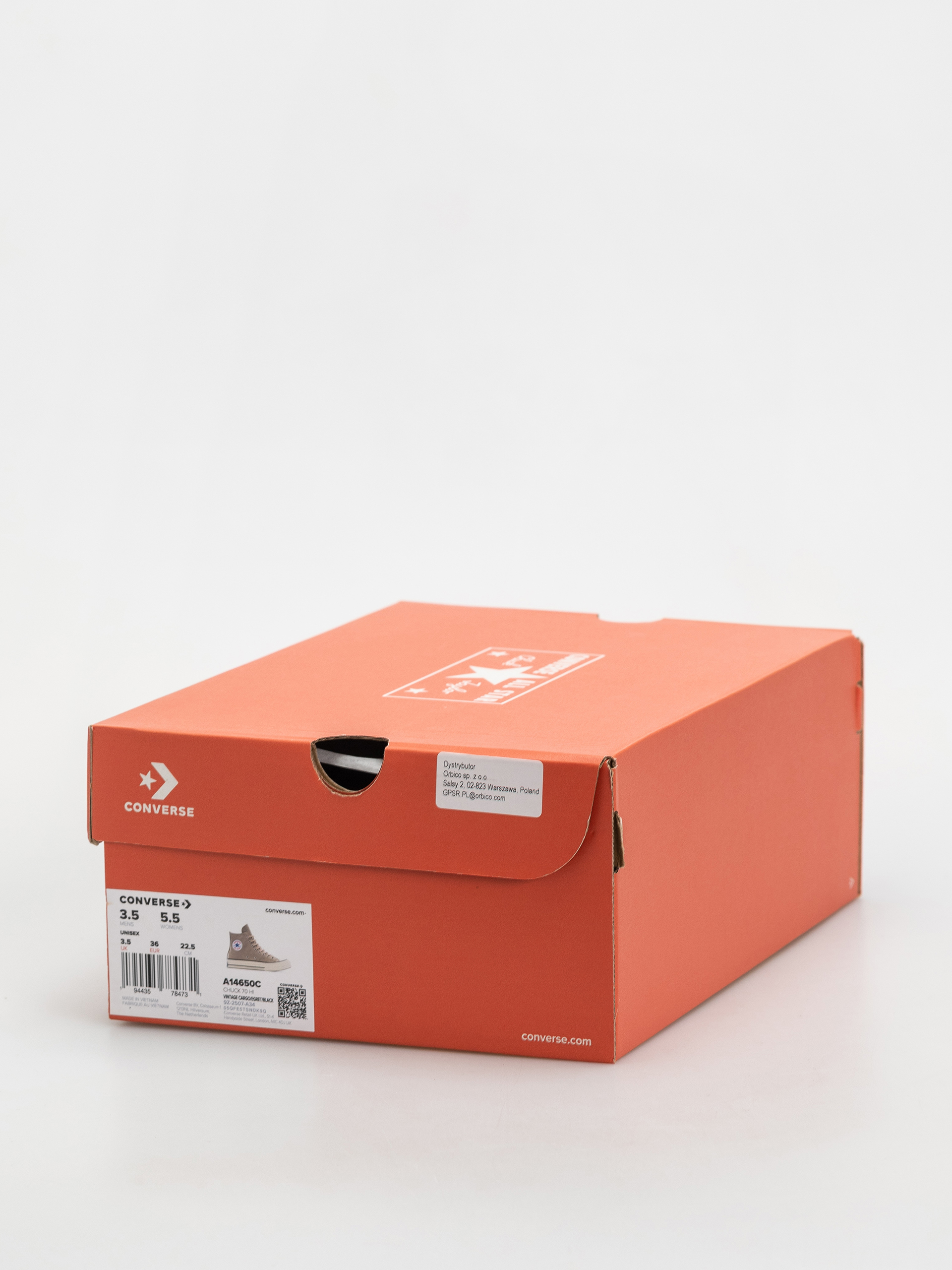 Teniși Converse Chuck 70 Hi (vintage cargo/egret/black)