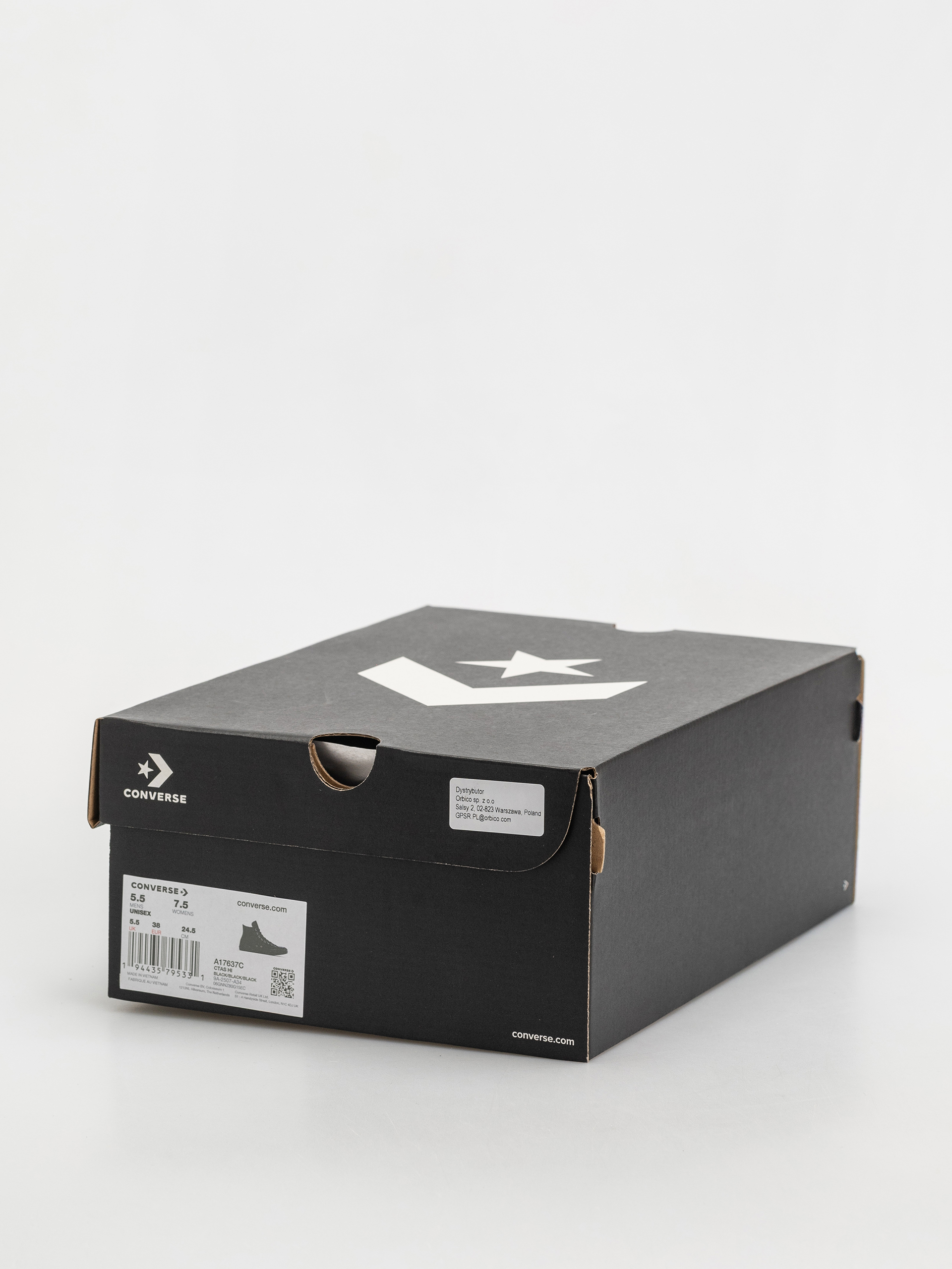 Teniși Converse Chuck Taylor All Star Hi (black/black/black)